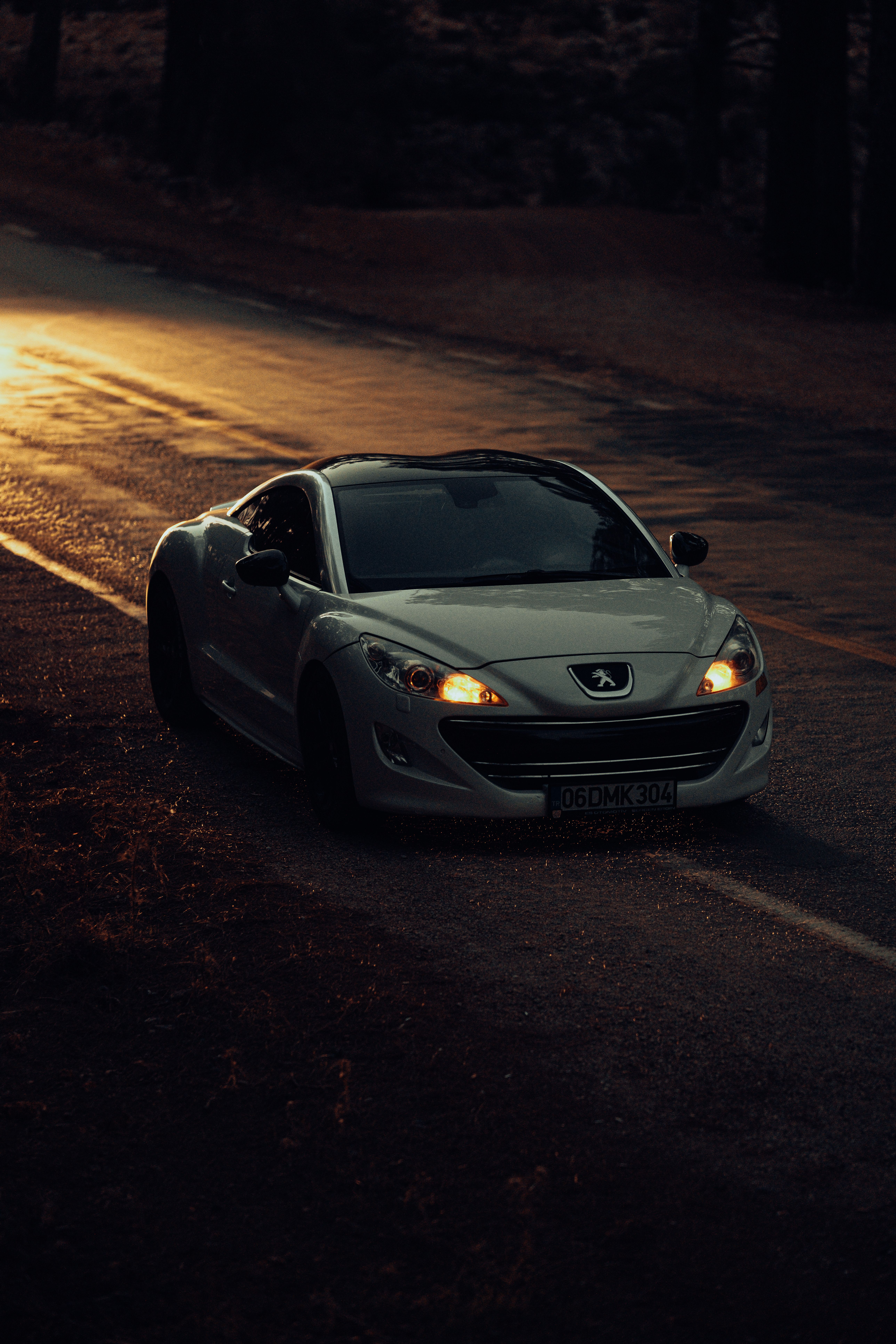 5152x7728 Peugeot RCZ at Sunset · Free
