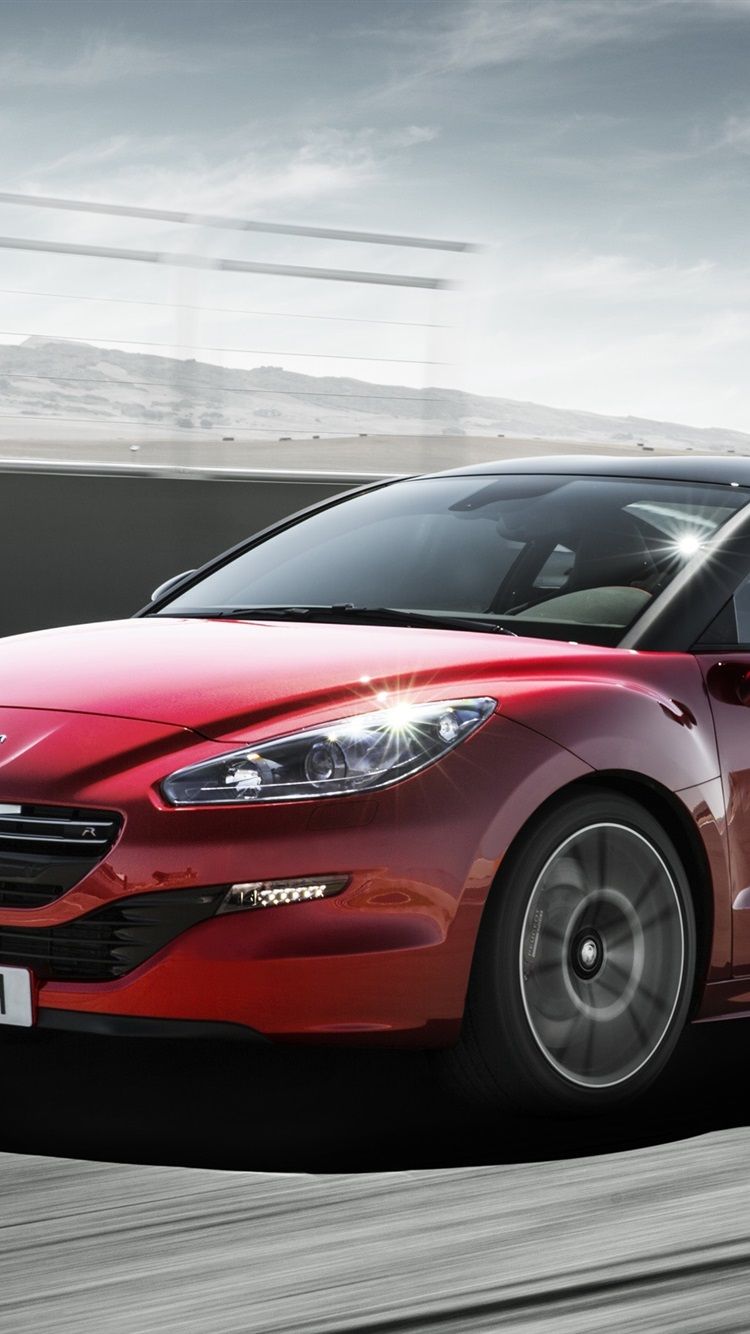750x1334 Peugeot RCZ R Red Car 750x1334 IPhone 8 7 6 6S Wallpaper, Background, Picture, Image