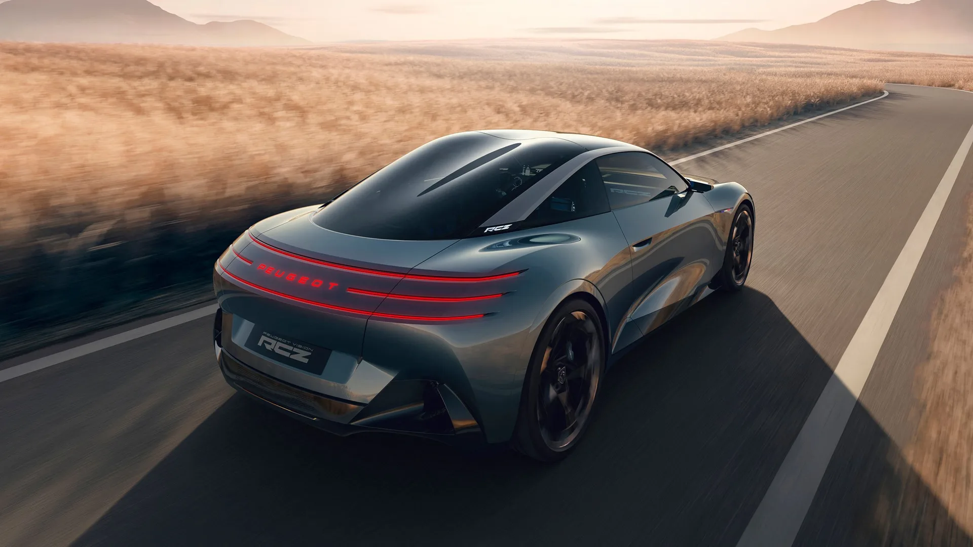 1920x1080 Peugeot RCZ Vision: 500 hp Electric Coupé, 600 km Range