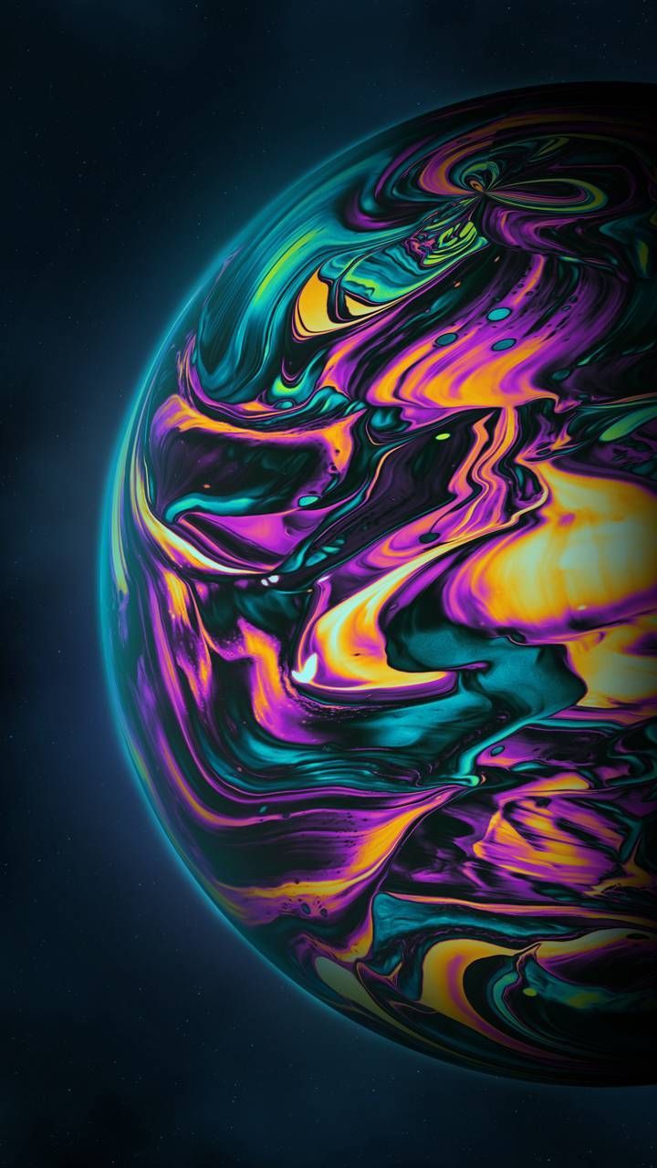 720x1280 808 ideas. teal planet, XXXTentacion wallpaper cartoon, green and blue planet design
