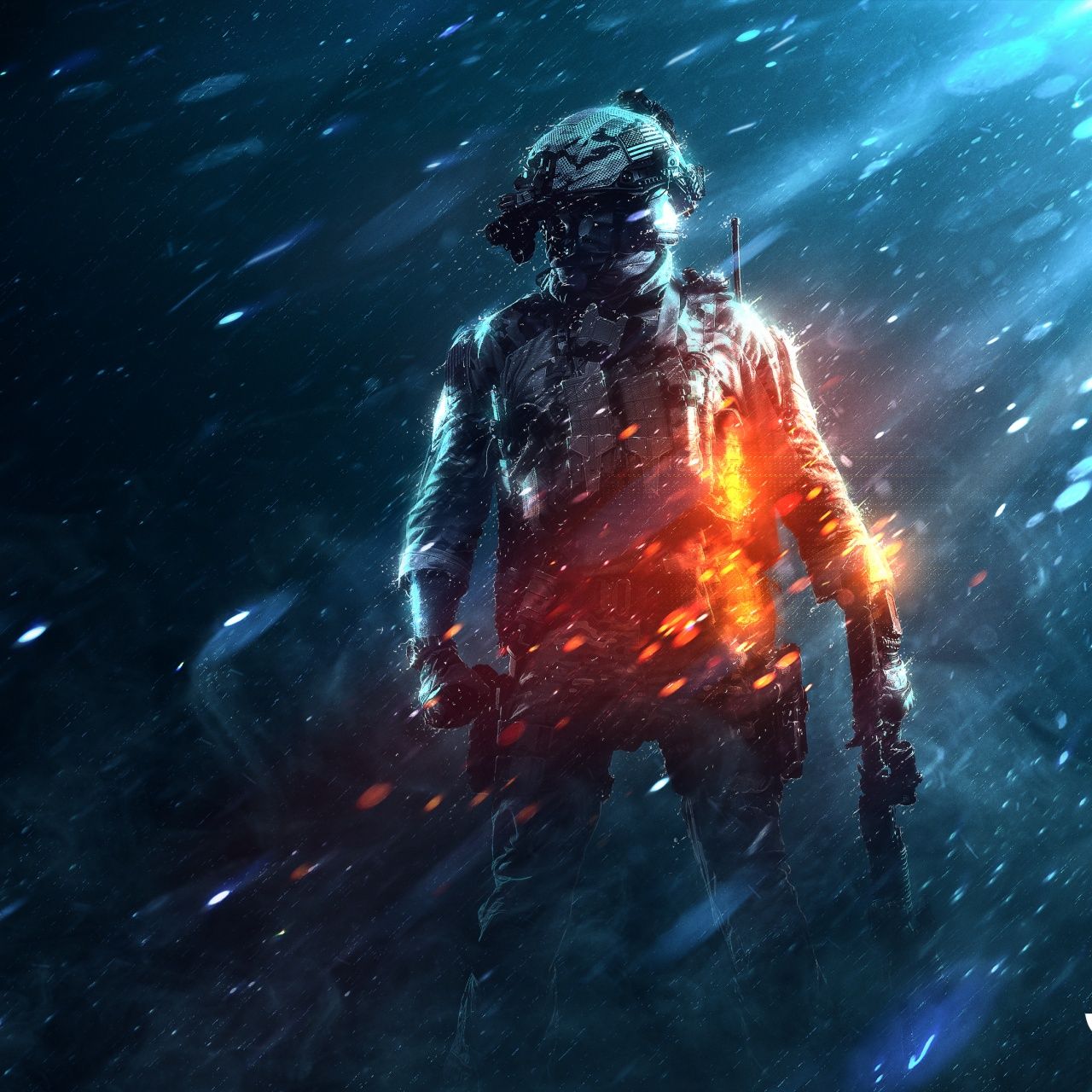 1280x1280 Battlefield Wallpaper 4K, Soldier, War, Army