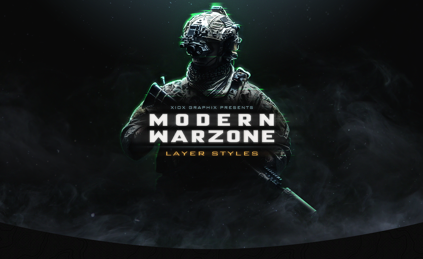 1400x857 Modern Warzone: Layer Styles - Behance