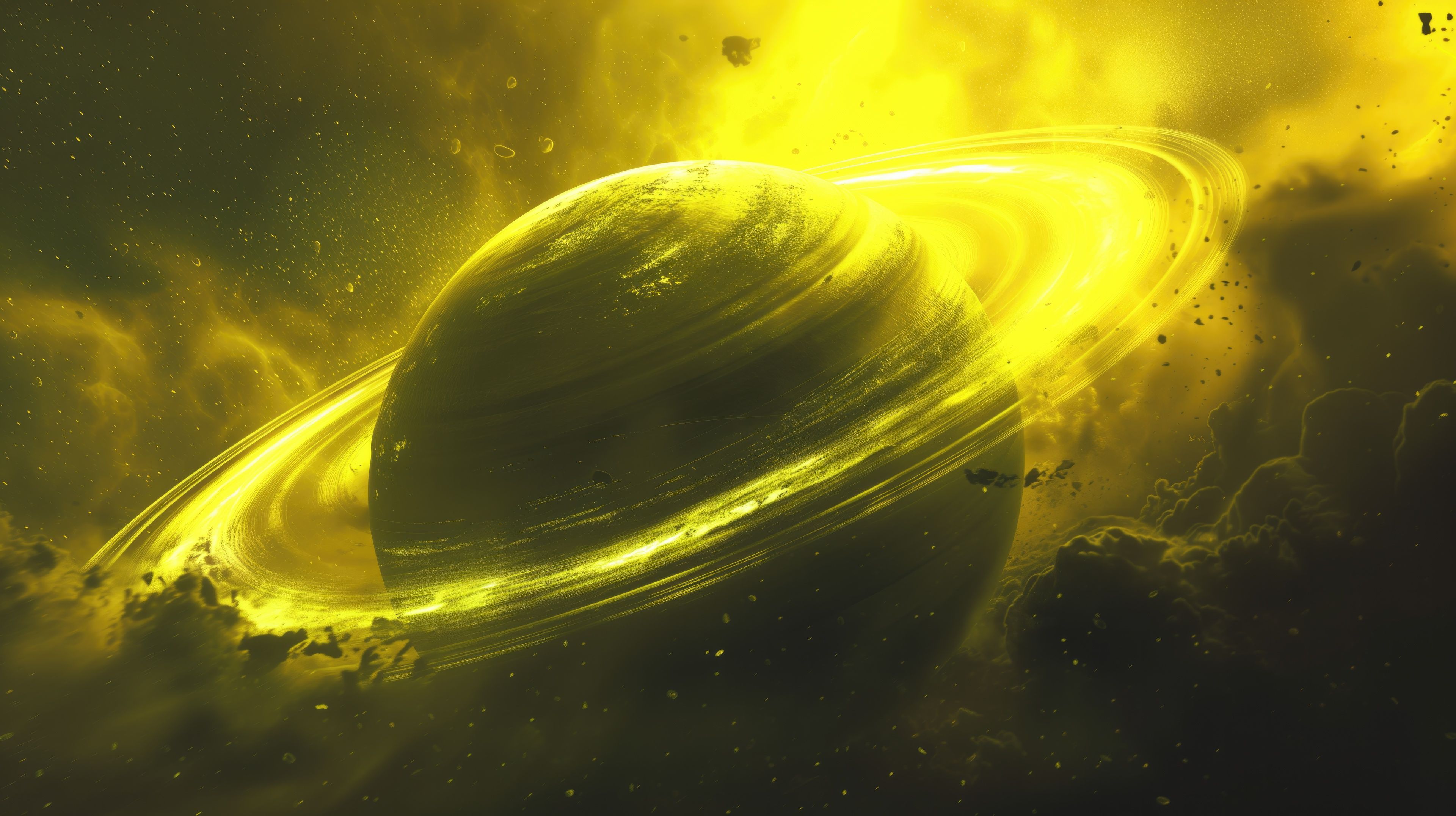 3840x2152 Free planet, giant, gas 4K wallpaper for desktop and phone
