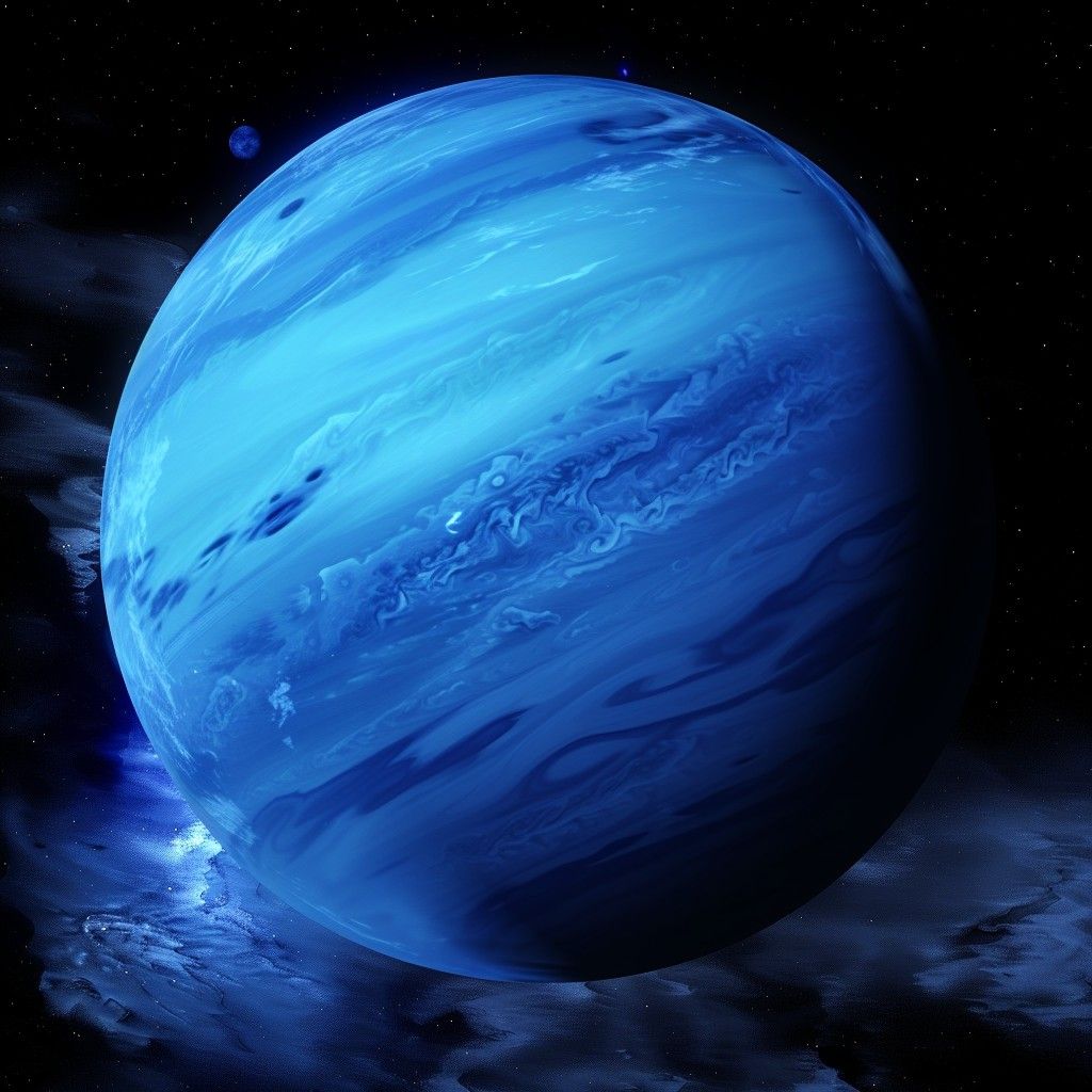1024x1024 Download Blue Gas Giant Image, Planet, Blue