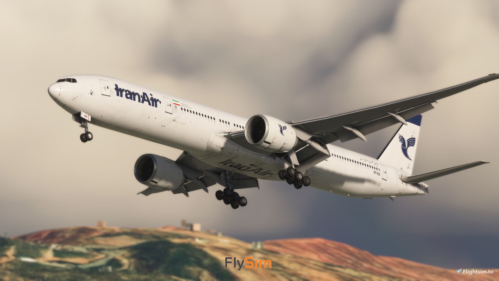 1920x1080 PMDG 777 300ER IranAir Airlines Liveries For MSFS