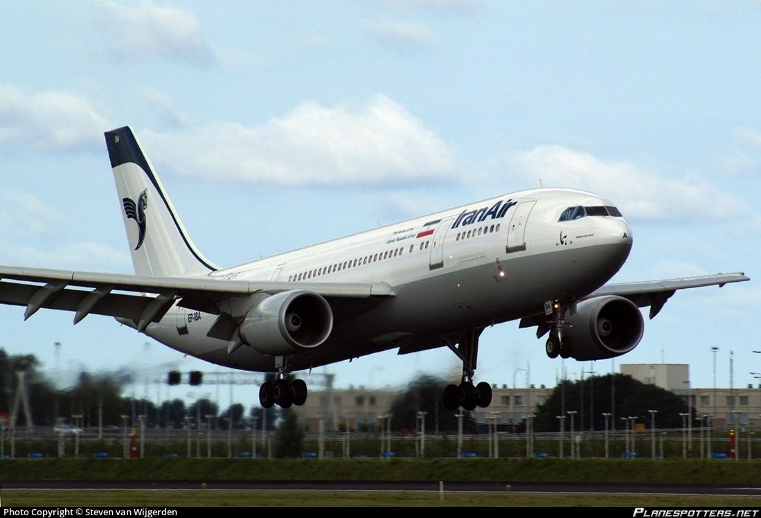 1099x748 EP IBA Iran Air Airbus A300B4 605R Photo By Steven Van Wijgerden. ID 005117.