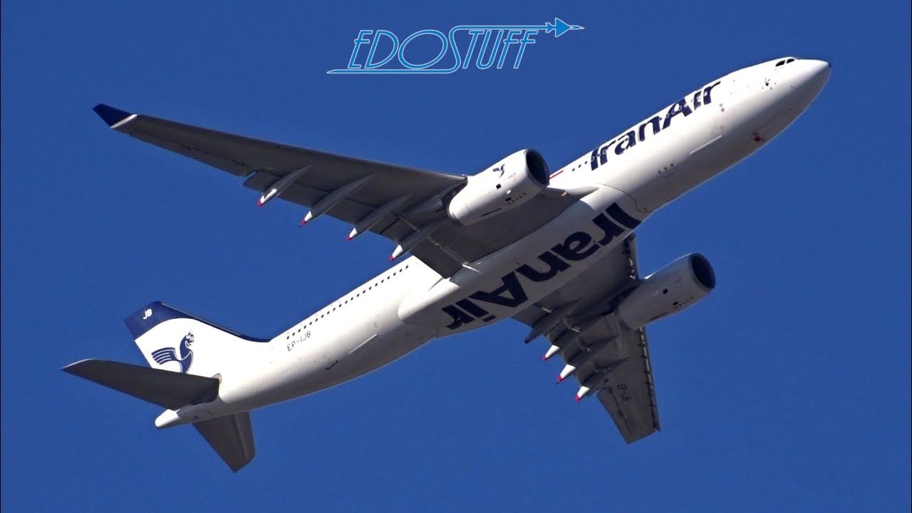 1280x720 Iran Air Airbus A330 EP IJB Takeoff Am Main EDDF FRA