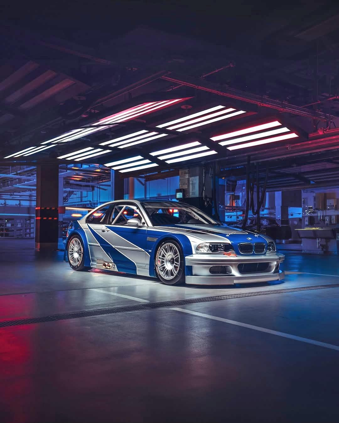 1080x1348 BMW M3 GTR NFS Tribute car [1080x1348]