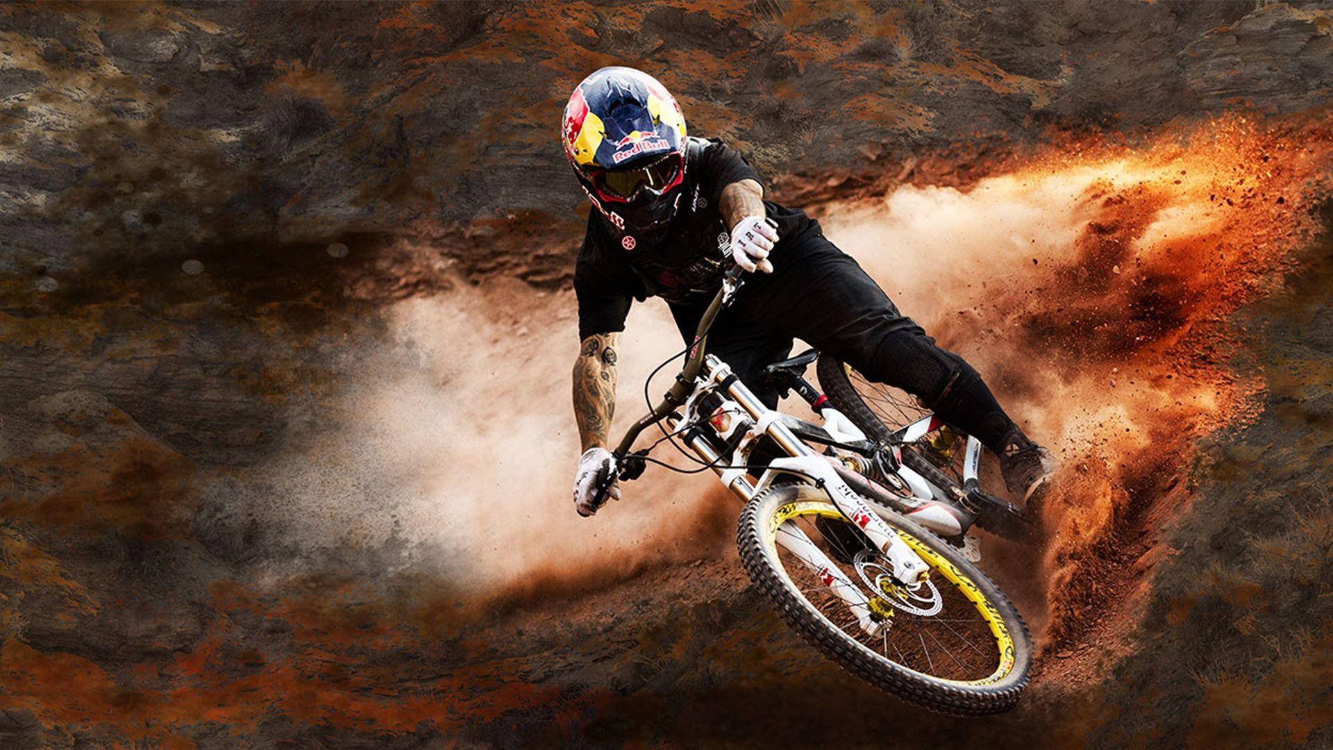 1920x1080 Red Bull Bike Wallpaper