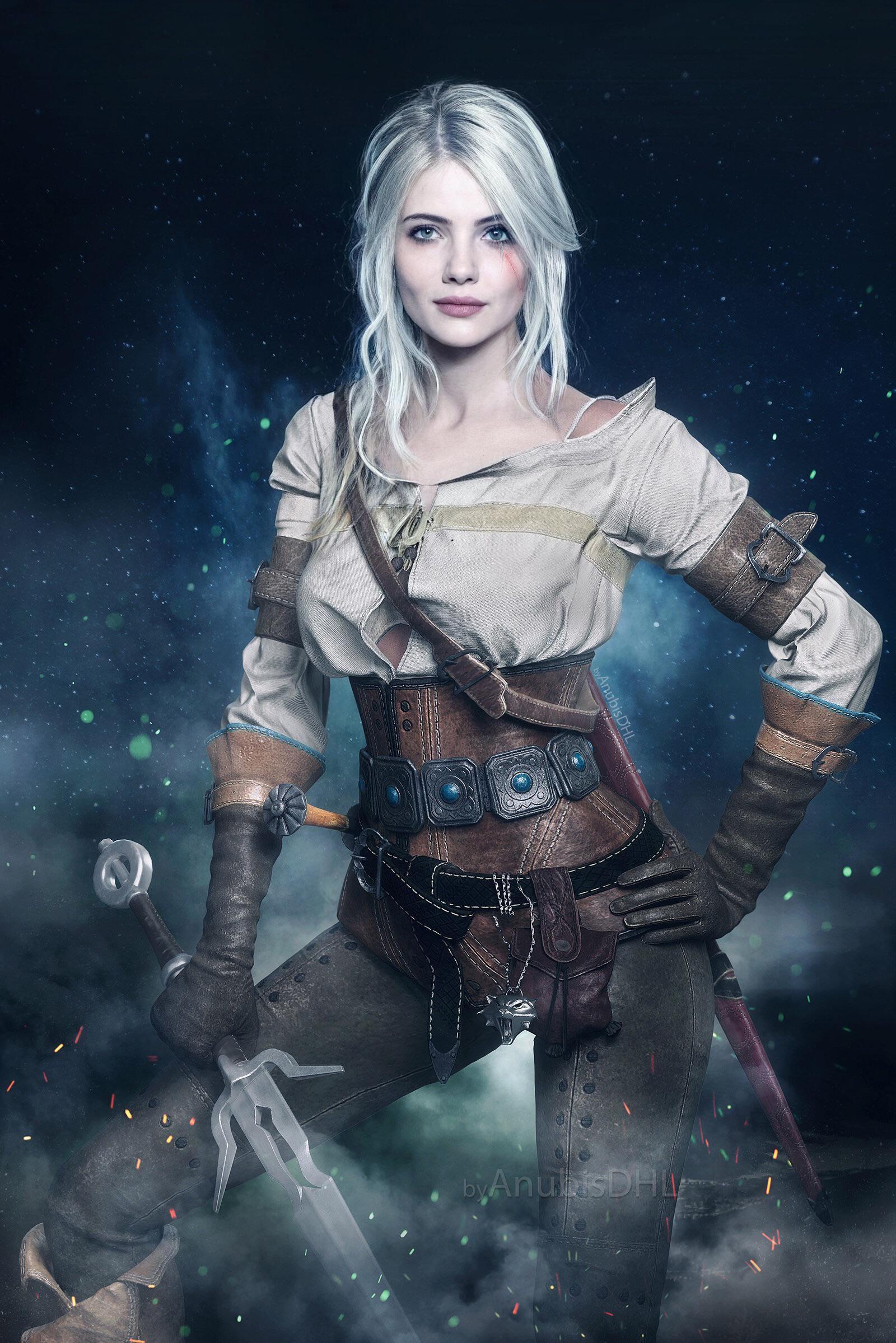 1600x2399 I edited Freya Allan as Ciri from Witcher 3. Original Artwork