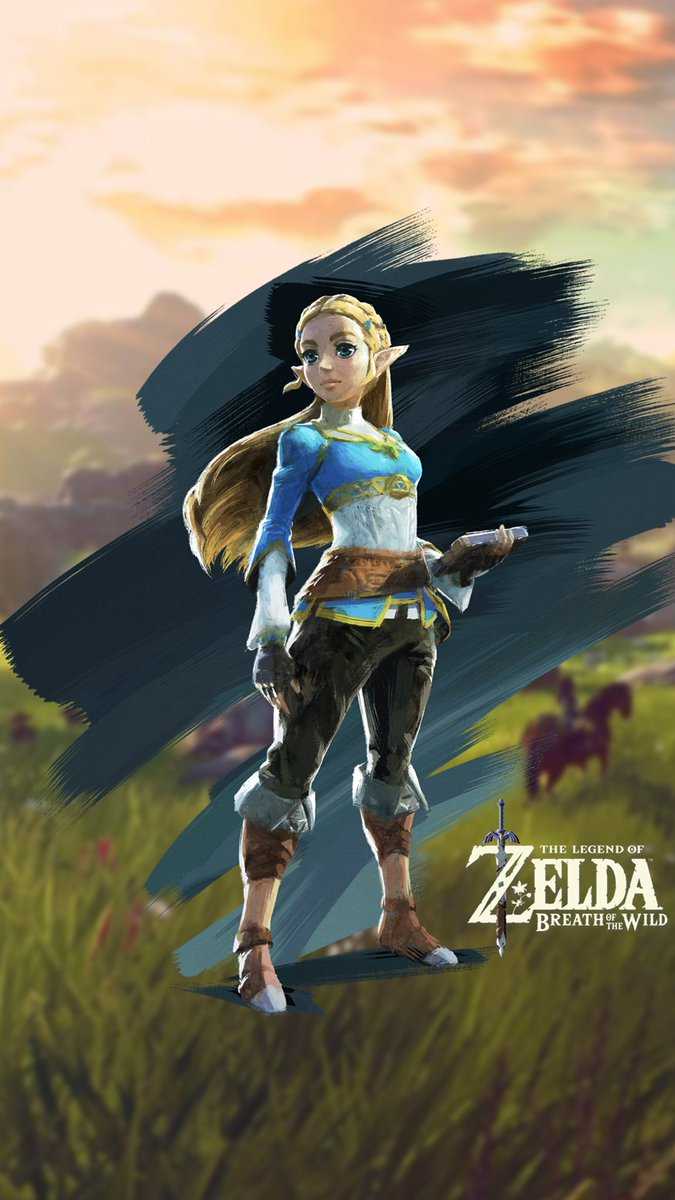 Princess Zelda BOTW Desktop Wallpaper