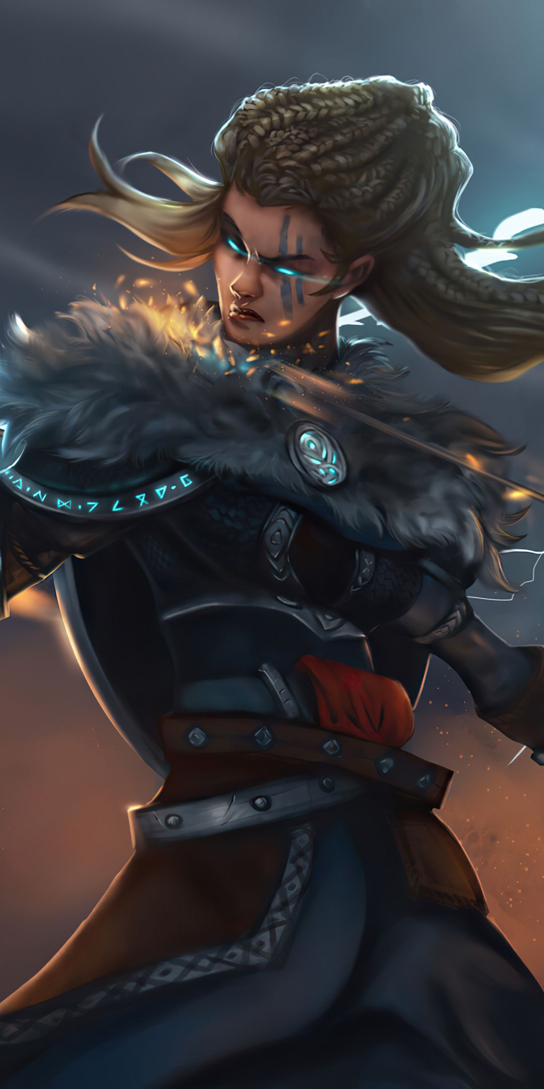 1080x2160 Phone wallpaper: Assassin's Creed Valhalla, Video Game, Viking, Woman Warrior, Assassin's Creed 1173430