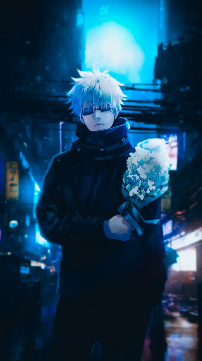 673x1206 SATORU GOJO wallpaper