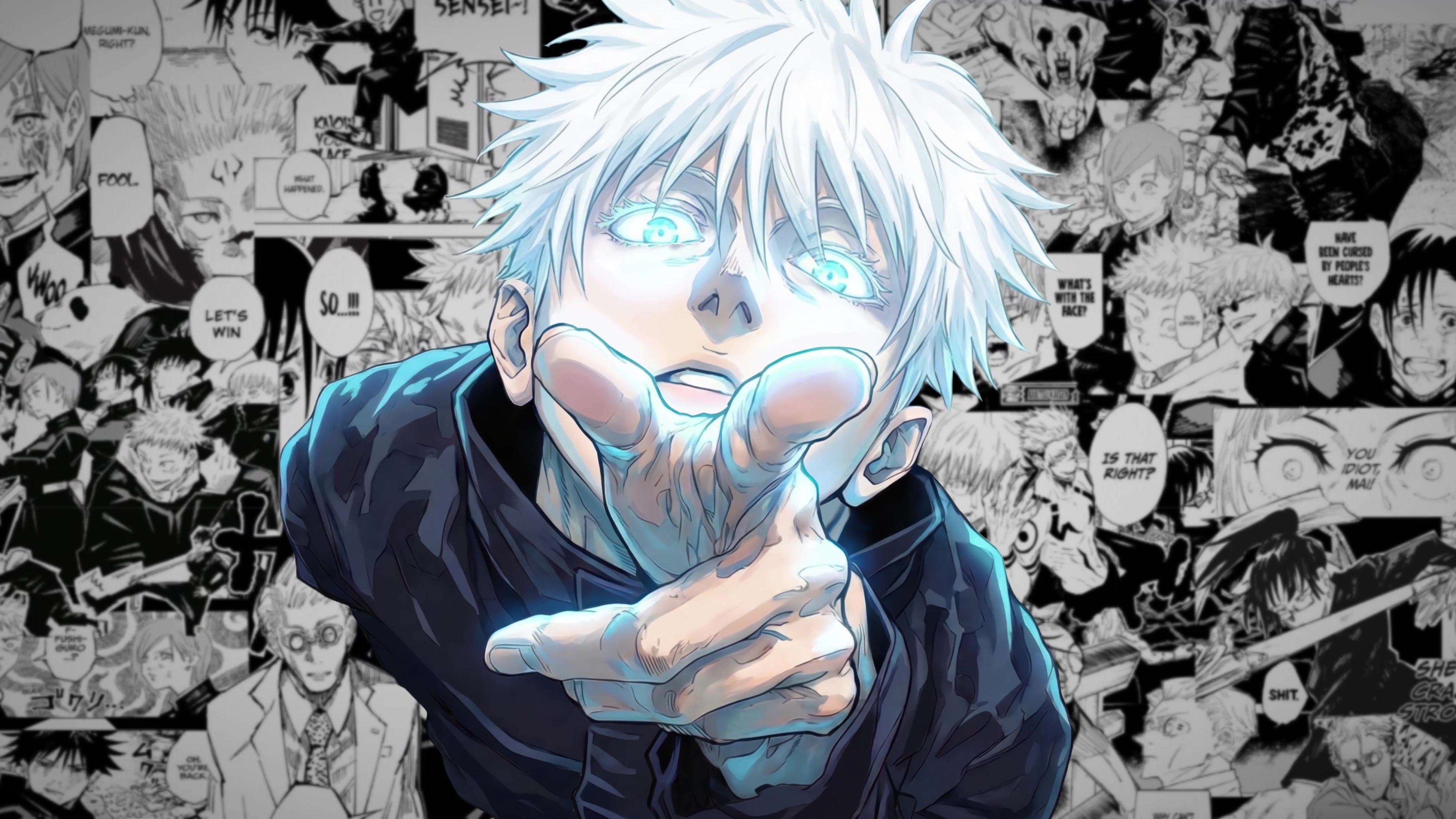 3840x2160 Gojo Satoru Beyond Infinity Live Wallpaper