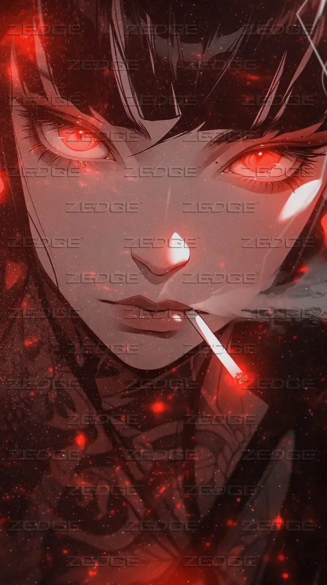 674x1205 Smoking girl live wallpaper
