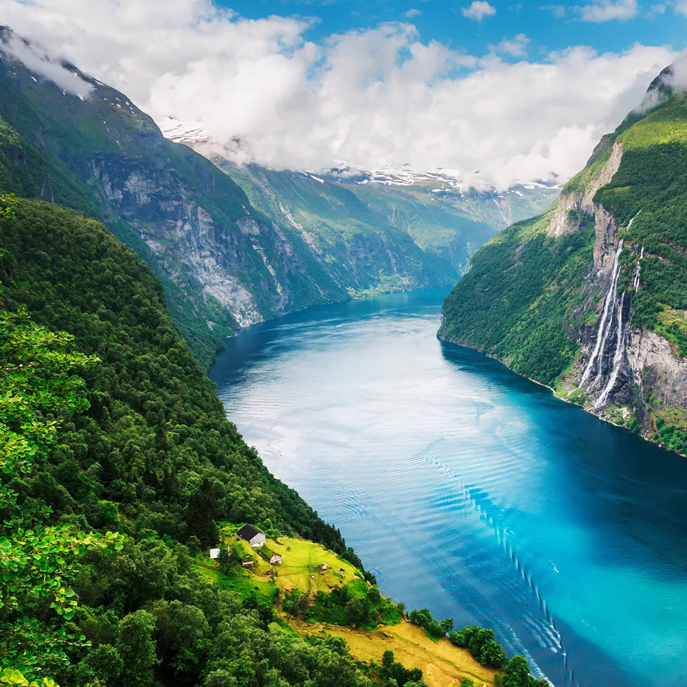 1000x1000 Fjord photo wallpaper