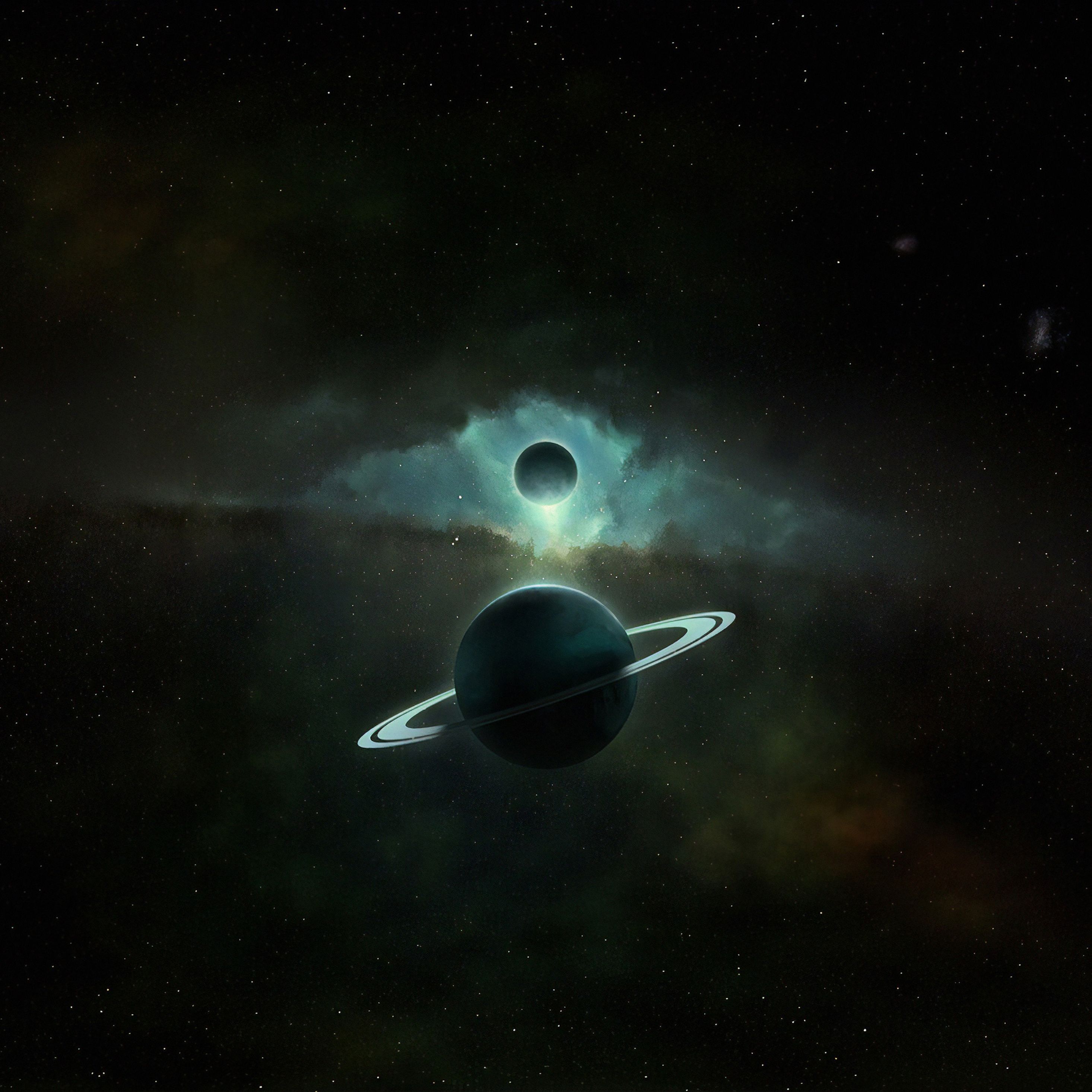 2932x2932 Saturn Planet Art 4k iPad Pro Retina Display , HD 4k Wallpaper, Image, Background, Photos and Picture