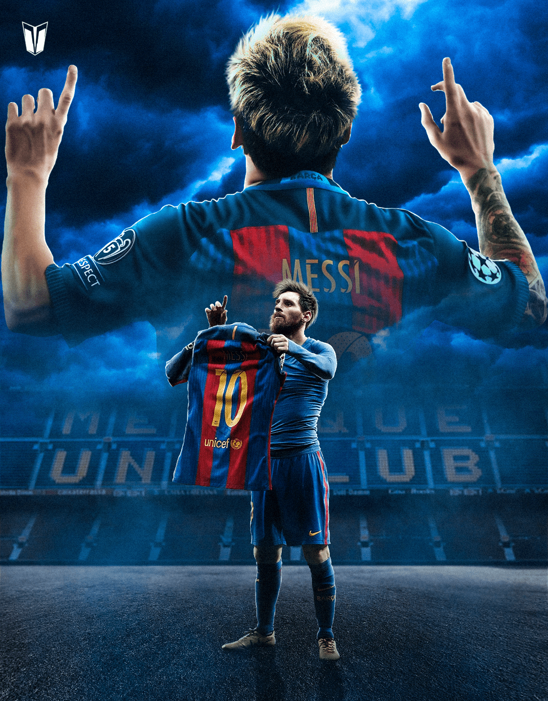 1128x1442 Gracias Messi Wallpaper