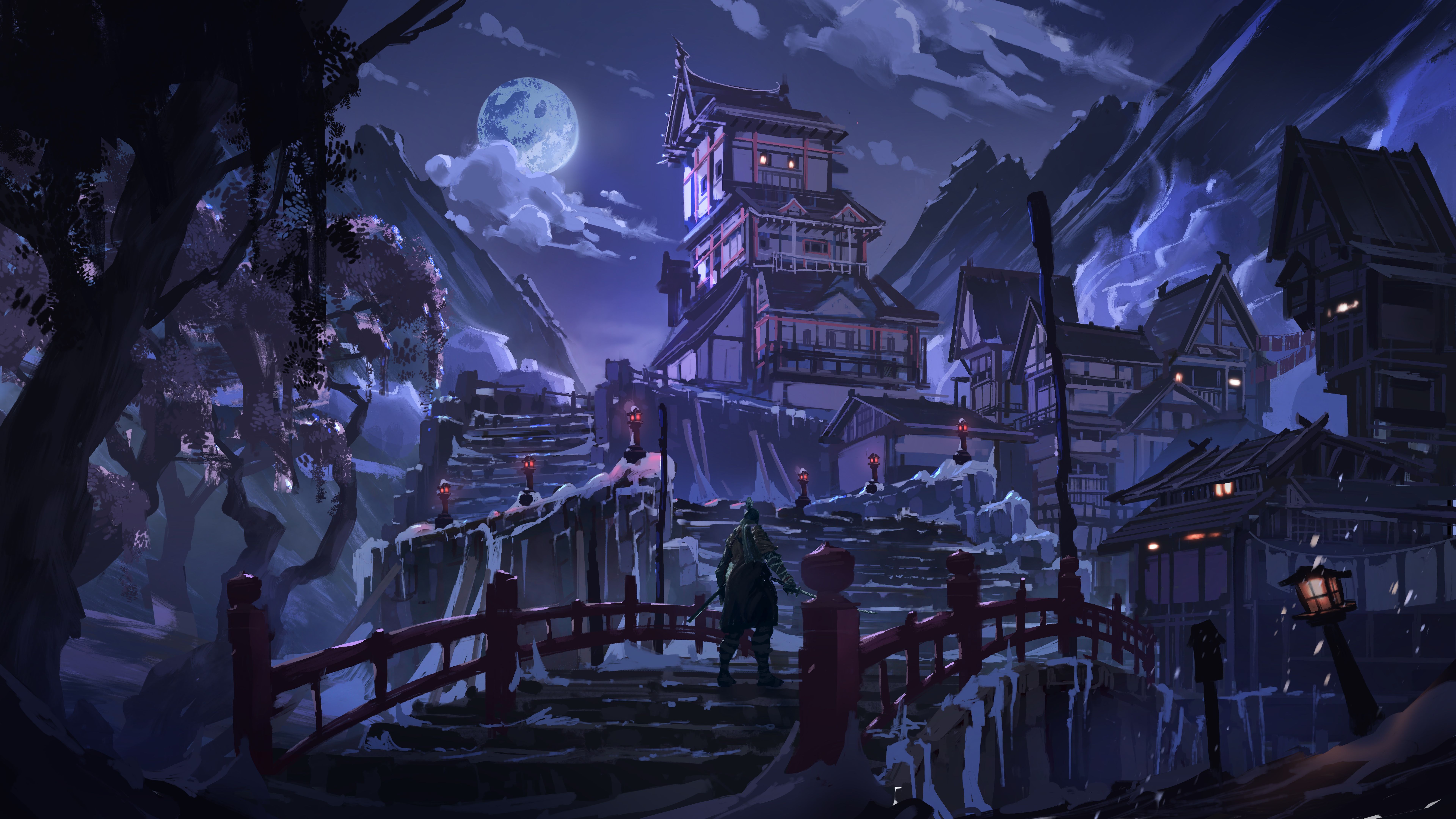 7680x4320 Sekiro: Shadows Die Twice Art 8K 4K Wallpaper HD