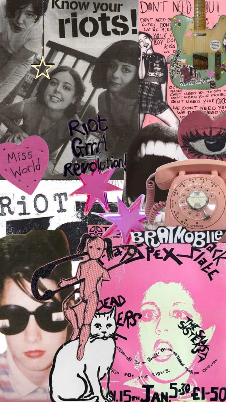 736x1308 riotgrrrl #kathleenhanna #bikinikill #bratmobile #sleaterkinney #xrayspex #feminism