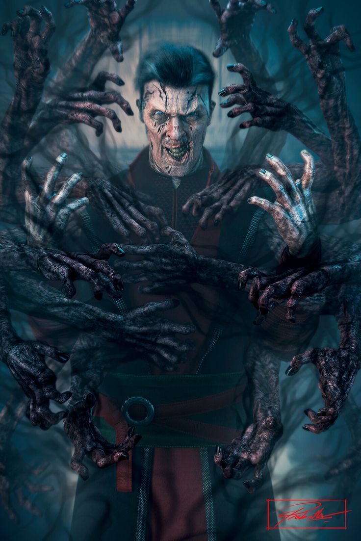 736x1103 Zombie Strange- Doctor Strange In The Multiverse of Madness Fan Art, Prabath Wijayantha