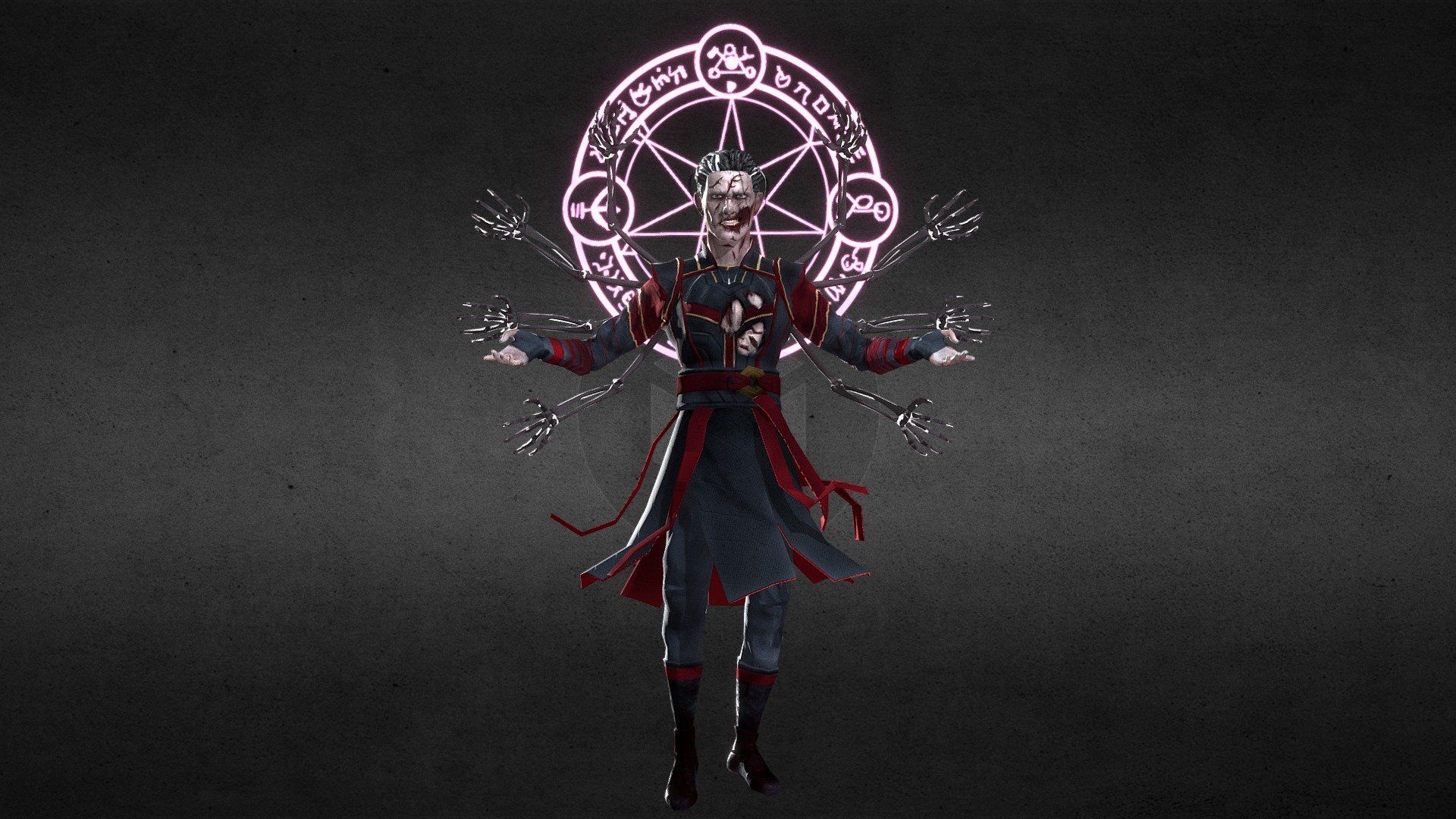 1920x1080 Doctor Strange X Zombie Strange model by Larebz Studio [6d4c5f8]