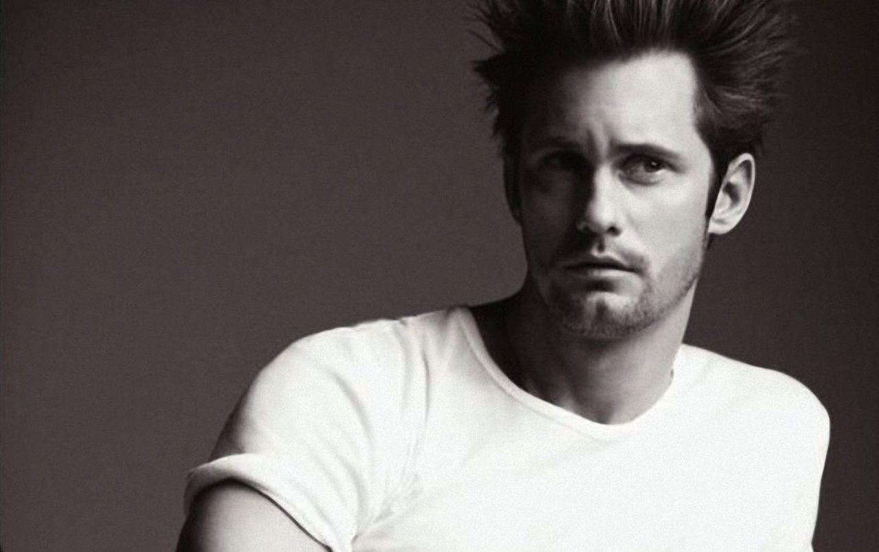 1280x804 Alexander Skarsgard Black and White wallpaper. Alexander Skarsgard Black and White