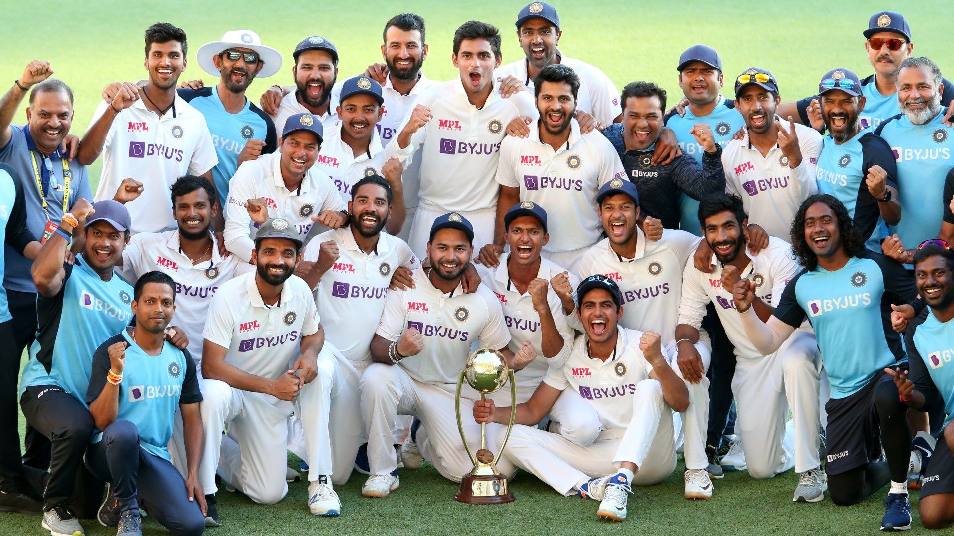 1920x1080 India clinch Australia Test series with historic win at Gabba