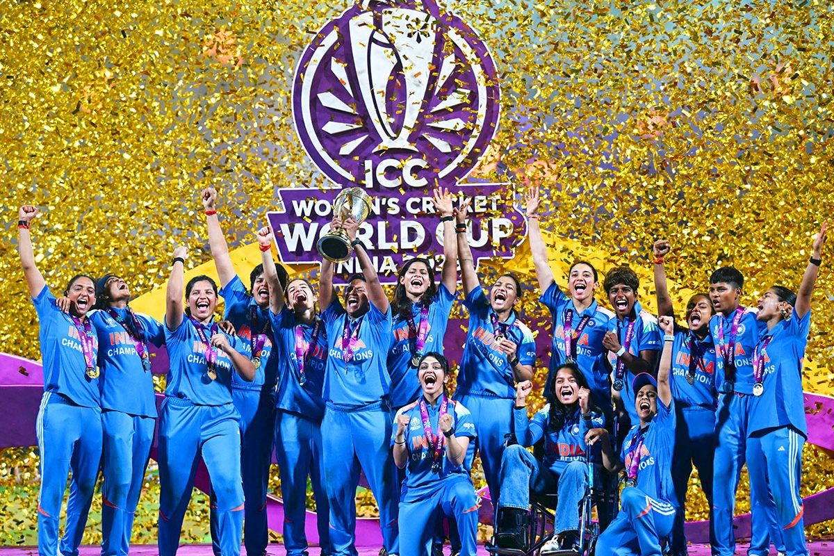 1200x800 Photo of the day: Indian women's team celebrates maiden cricket world cup win