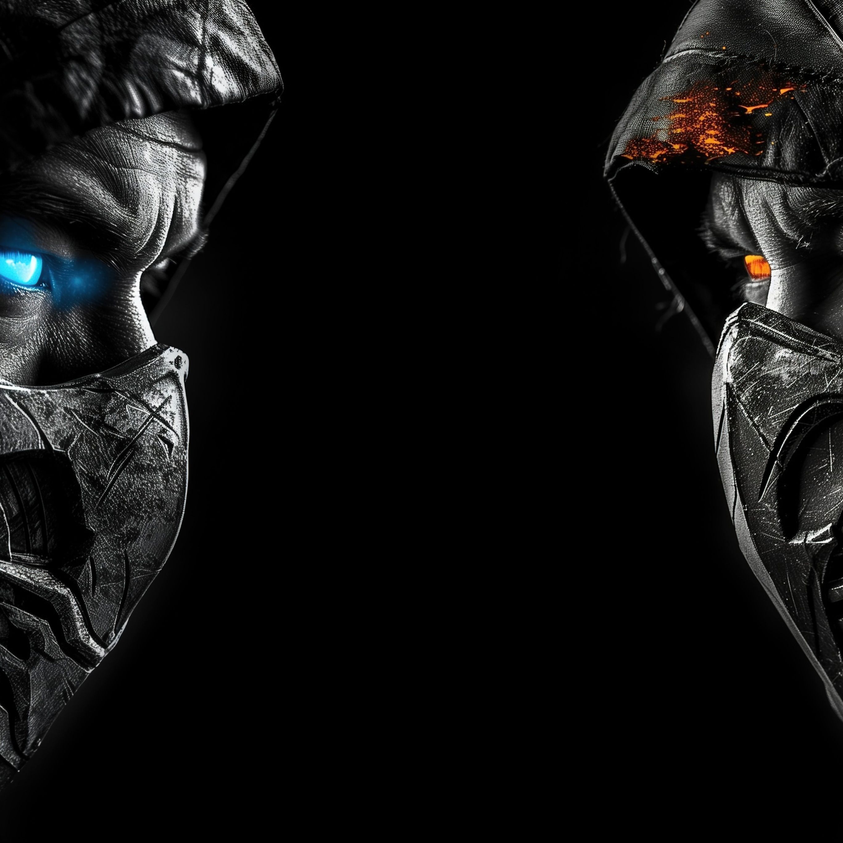 2732x2732 Sub Zero Wallpaper 4K, Scorpion, Mortal Kombat, 5K
