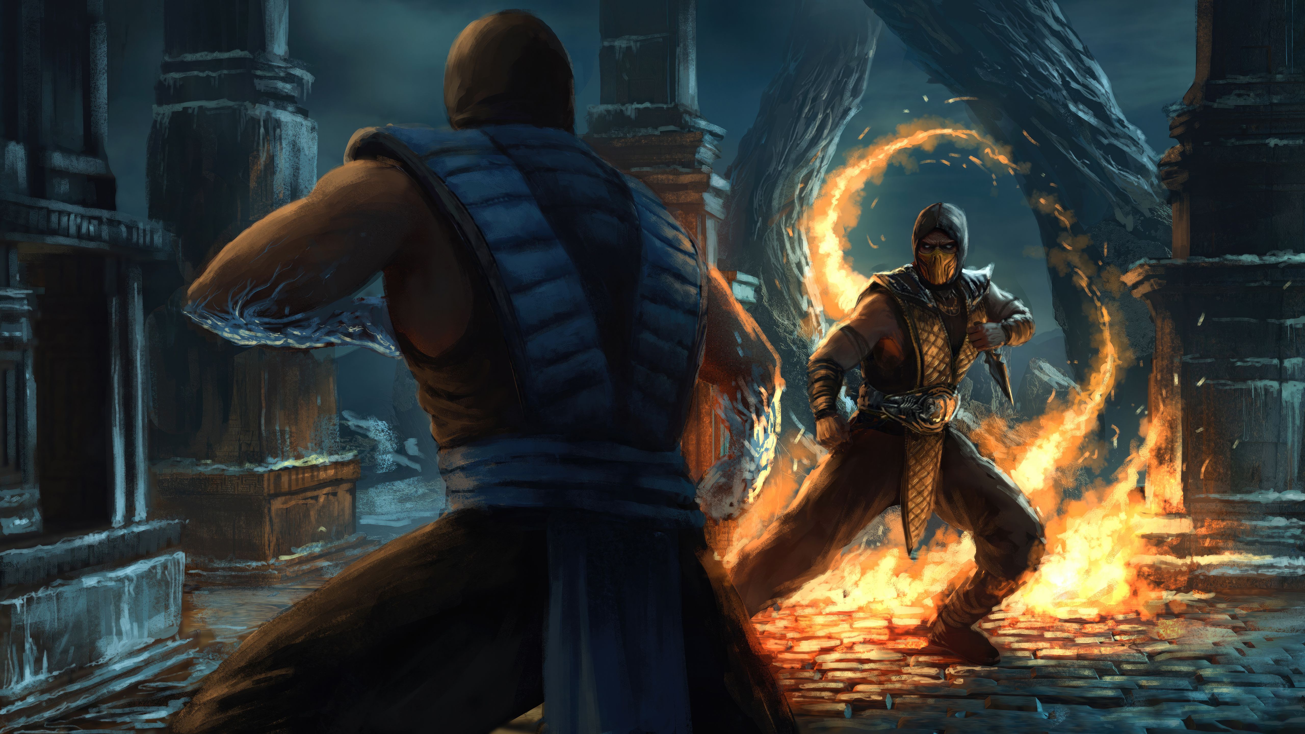 5120x2880 Mortal Kombat 11 Scorpion Vs Subzero Wallpaper, HD Games Wallpaper, 4k Wallpaper, Image, Background, Photos and Picture