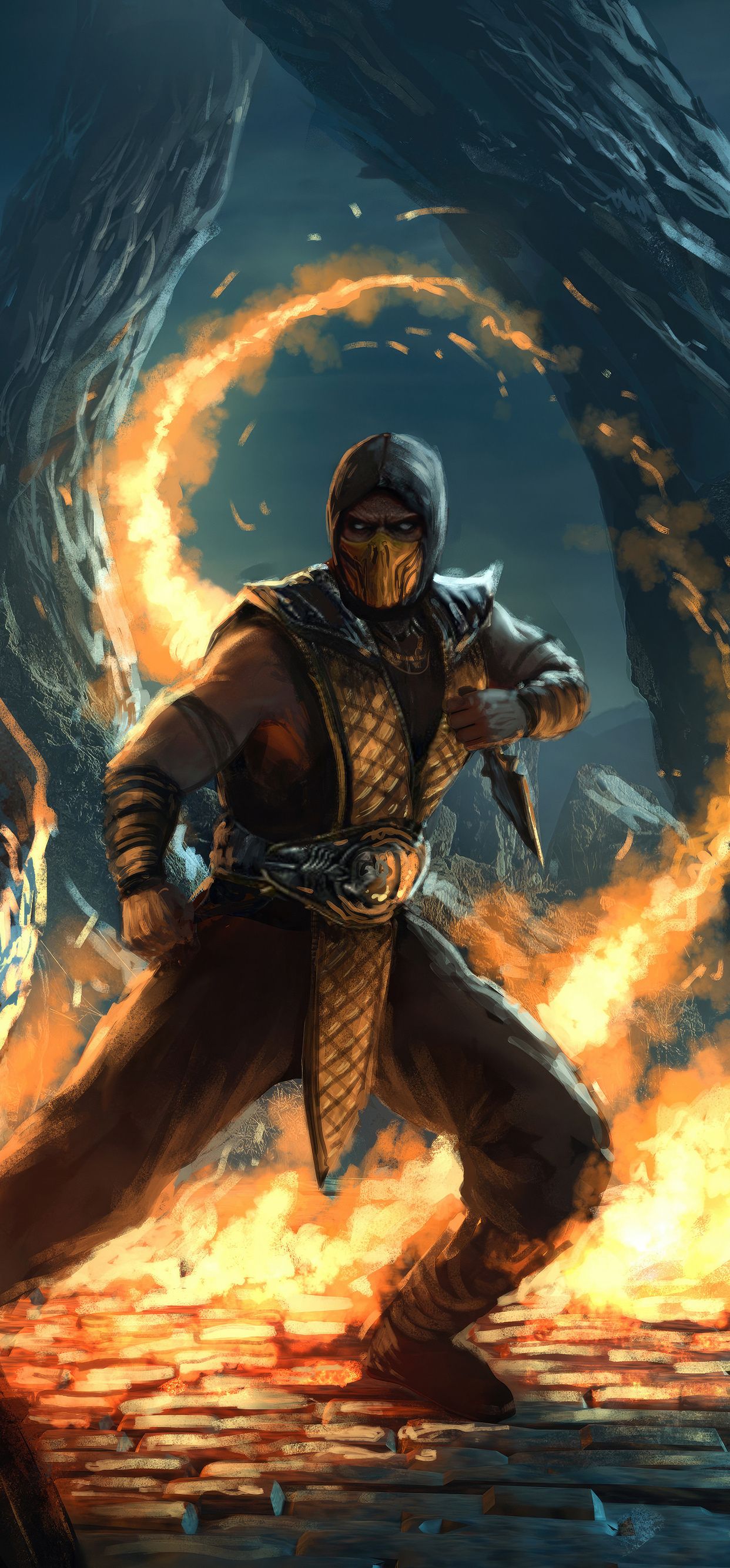 1242x2668 Mortal Kombat 11 Scorpion Vs Subzero iPhone XS MAX , HD 4k Wallpaper, Image, Background, Photos and Picture