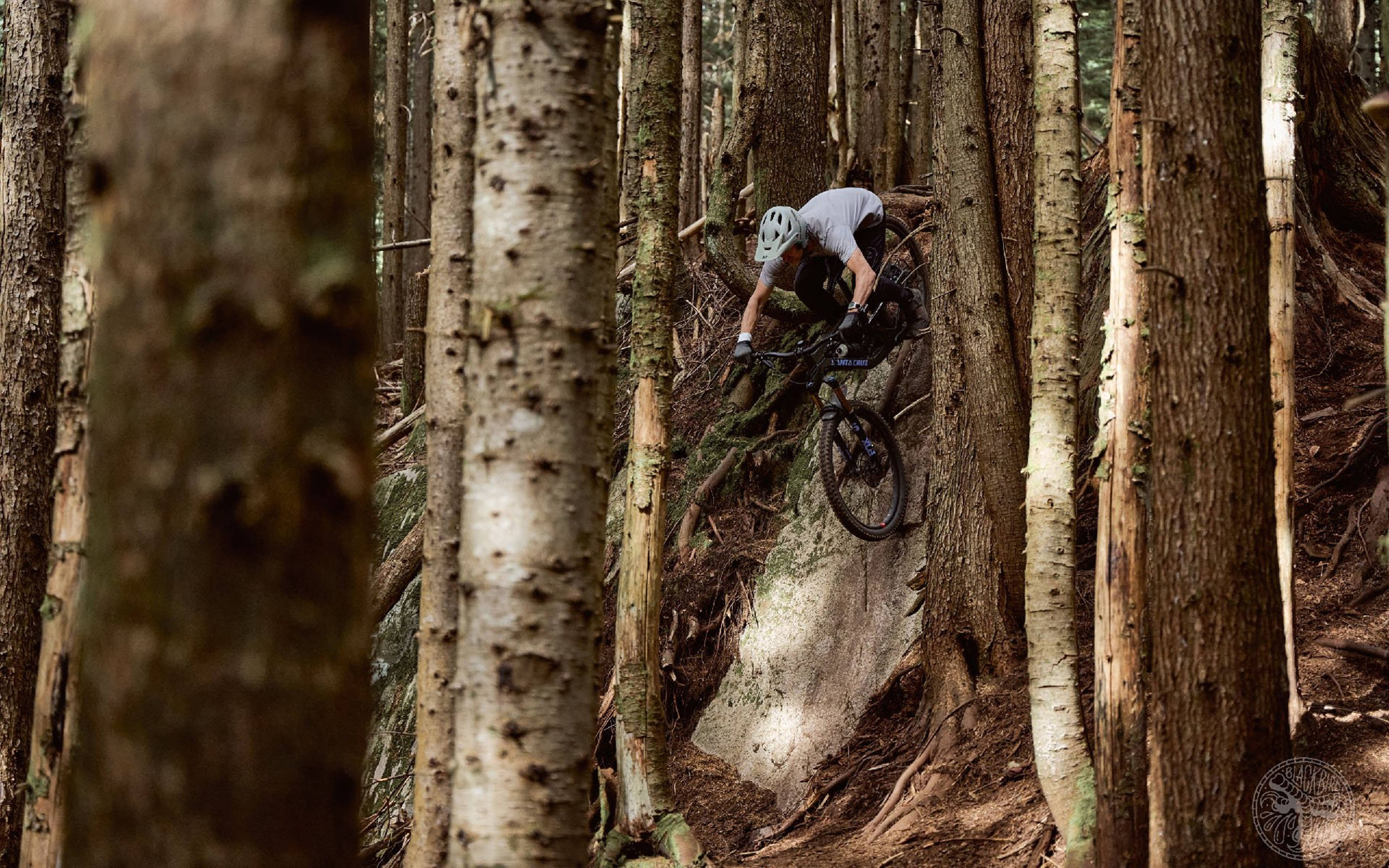 4000x2500 Download Steep Downhill 4K Mountain Bike Trail Wallpaper