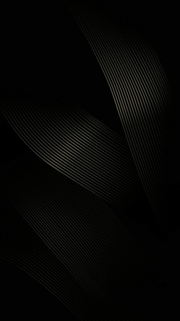 736x1308 Abstract Black Background with Wavy Lines. Black elegant background, Black luxury background, Black flyer background