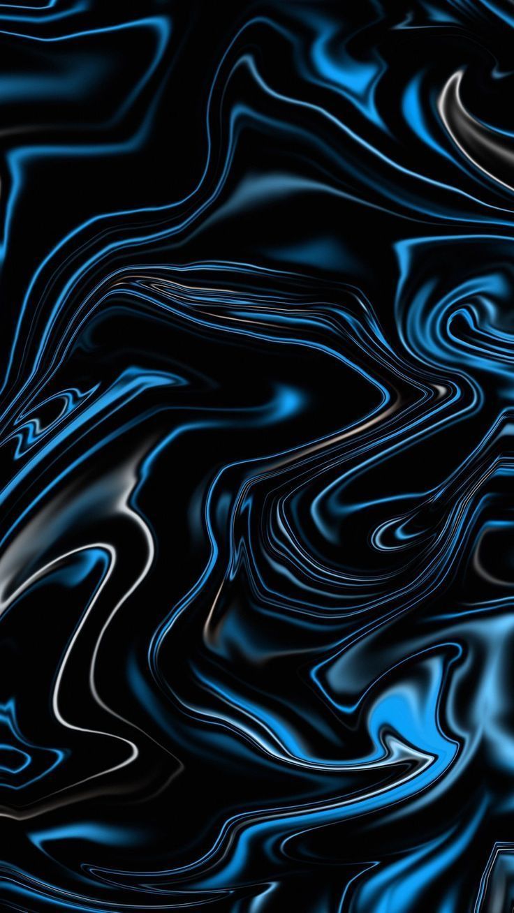 736x1308 Abstract Blue and Black Wavy Lines Wallpaper. Space wallpaper, Black and blue wallpaper, Logo de luxe