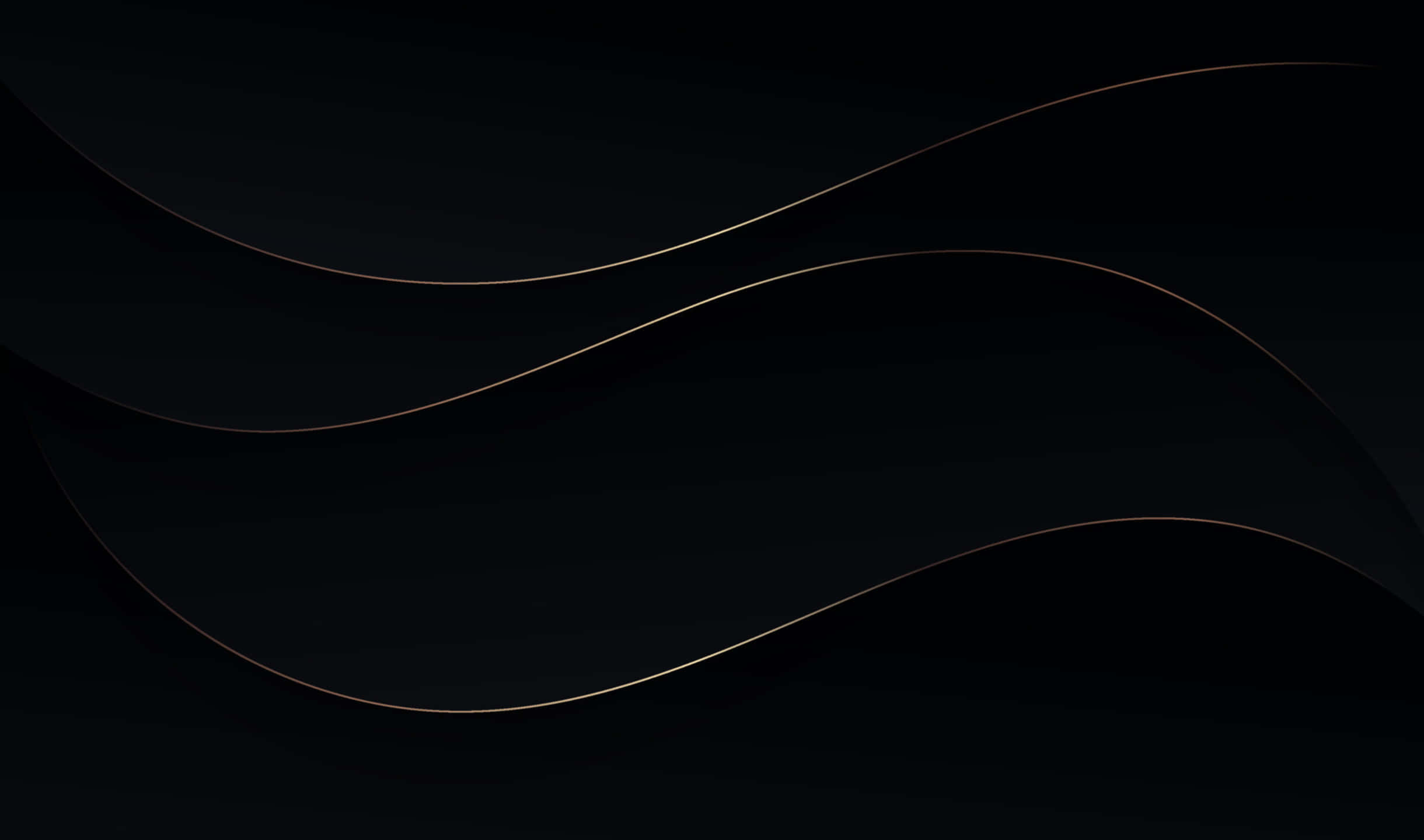 2440x1440 Download Three Black Waves 2440x1440 Amoled Background
