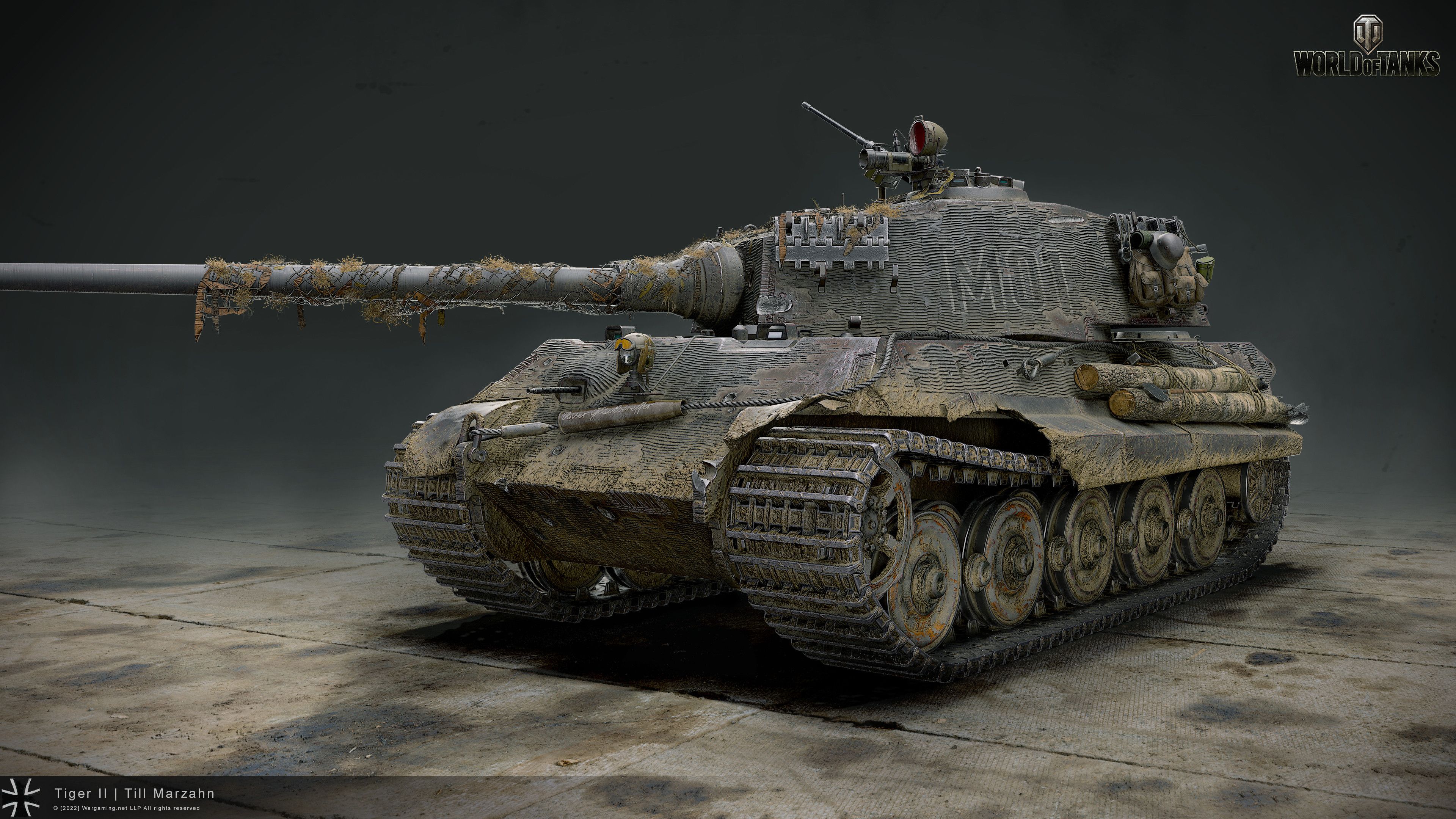 3840x2160 Till Marzahn II 3D Style. World Of Tanks