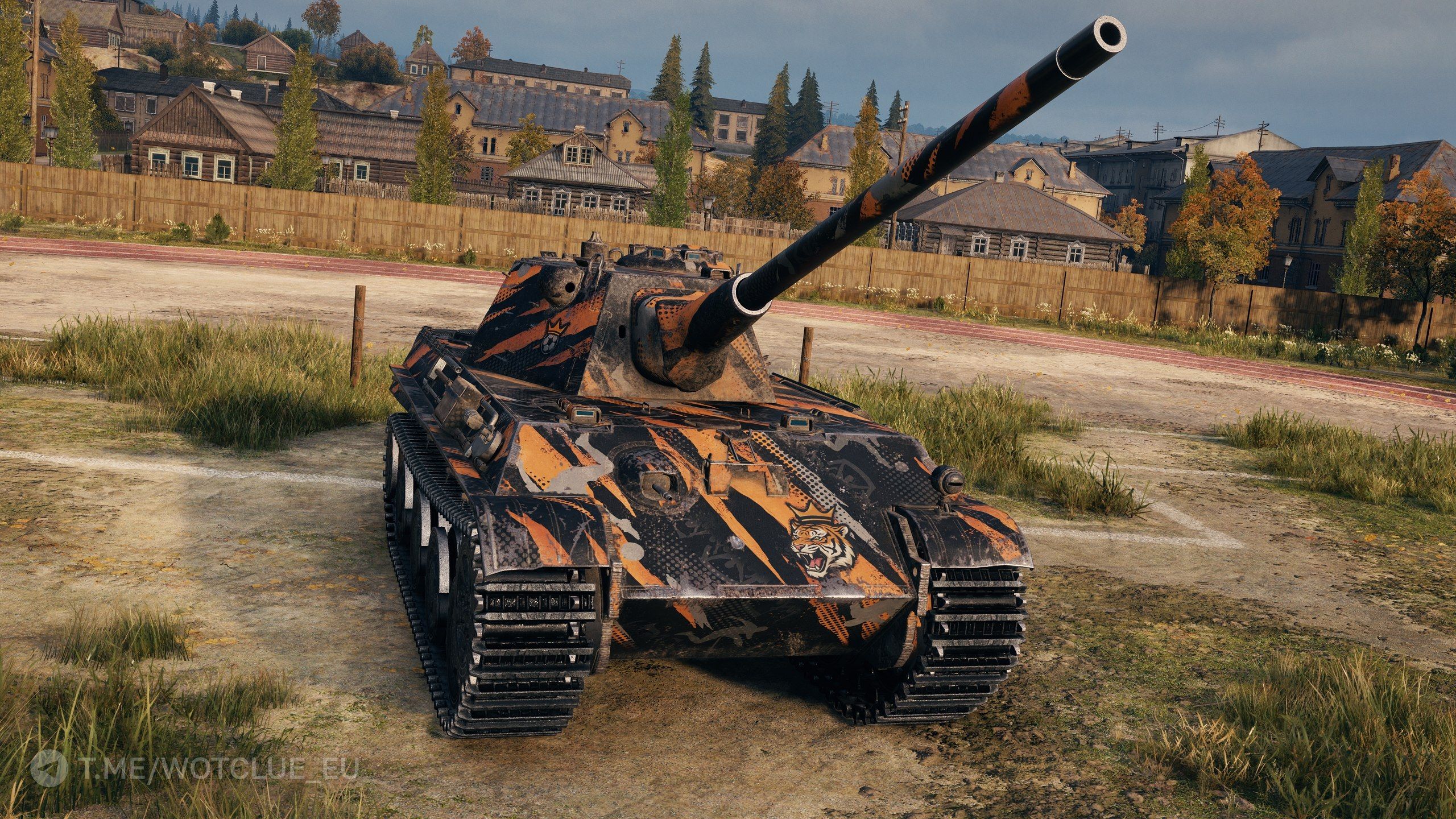 2560x1440 WoT: “Tiger Stripes” 2D Style Armored Patrol