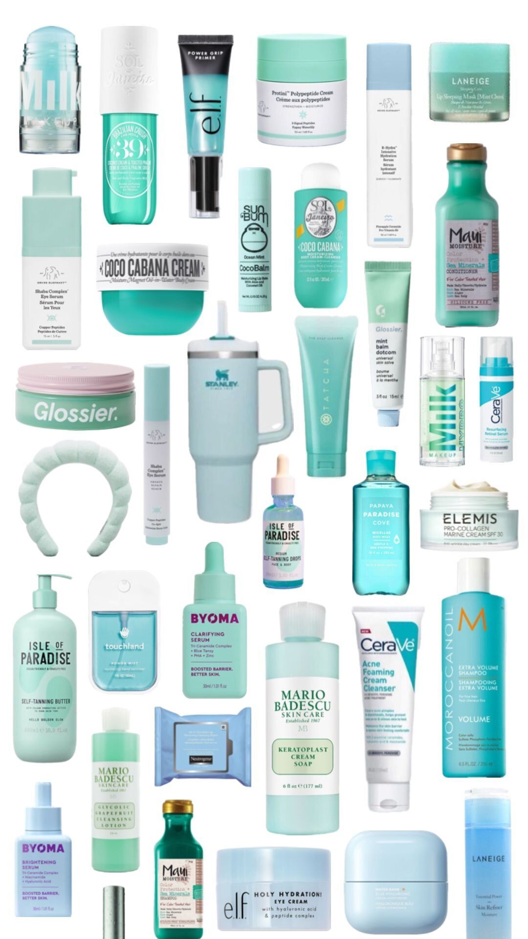 1080x1920 Preppy Skin Care Wallpaper