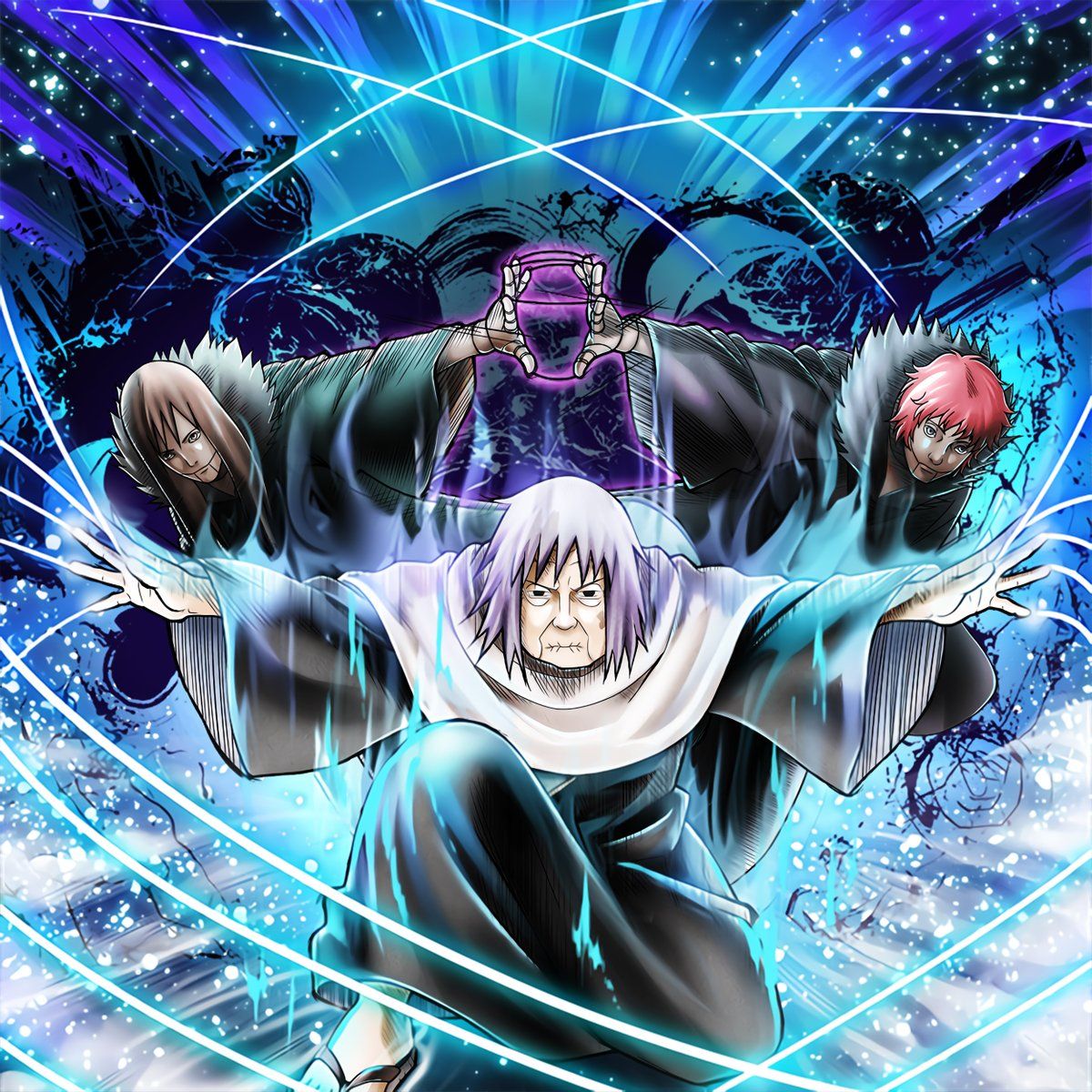 1200x1200 Lady Chiyo v. Kakuzu