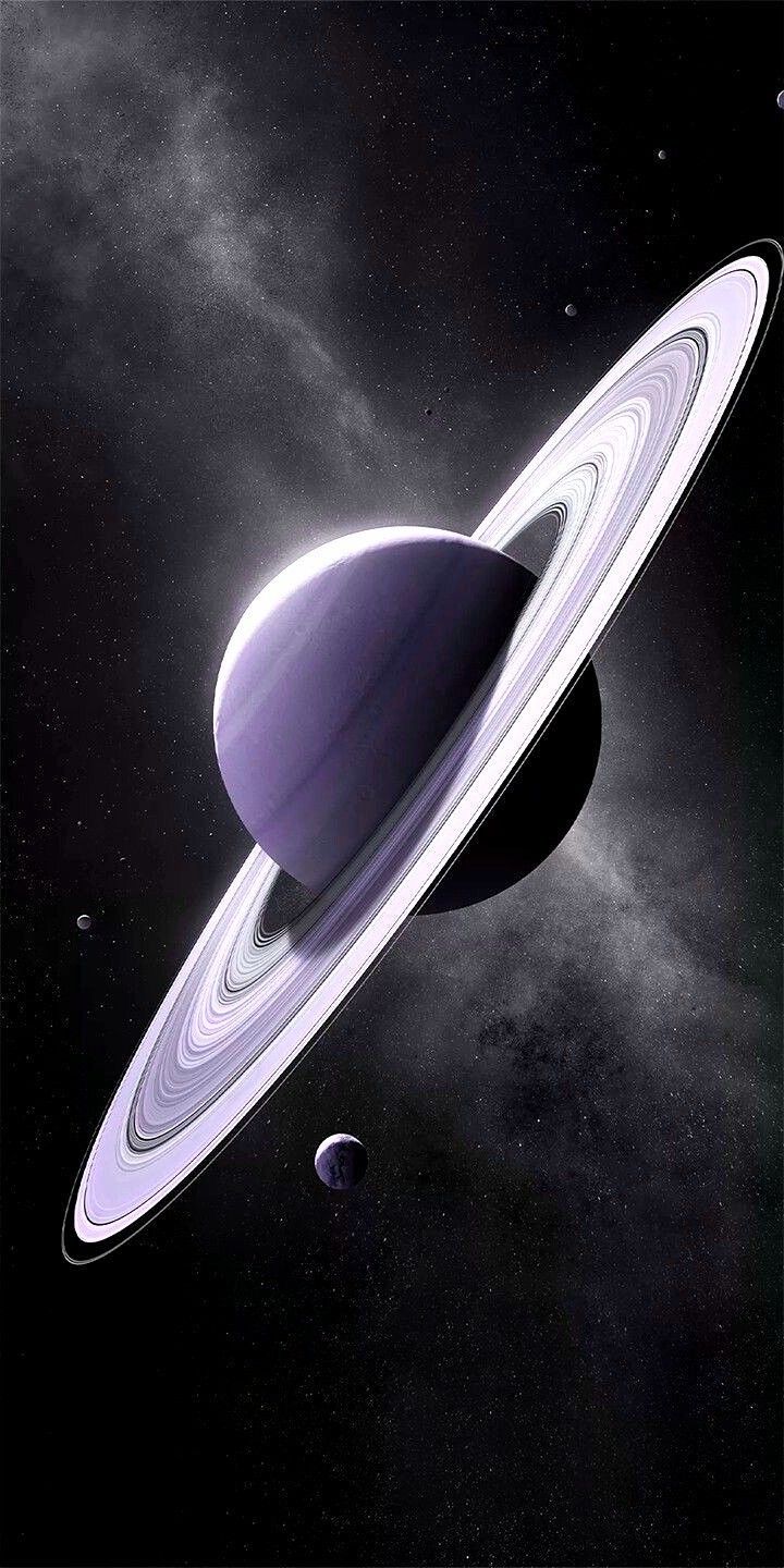 720x1440 Mein Lieblingsplanet ❤️❤️❤️ and its Satellites in the Sky. 銀河アート, 宇宙 絵, ムーンアート