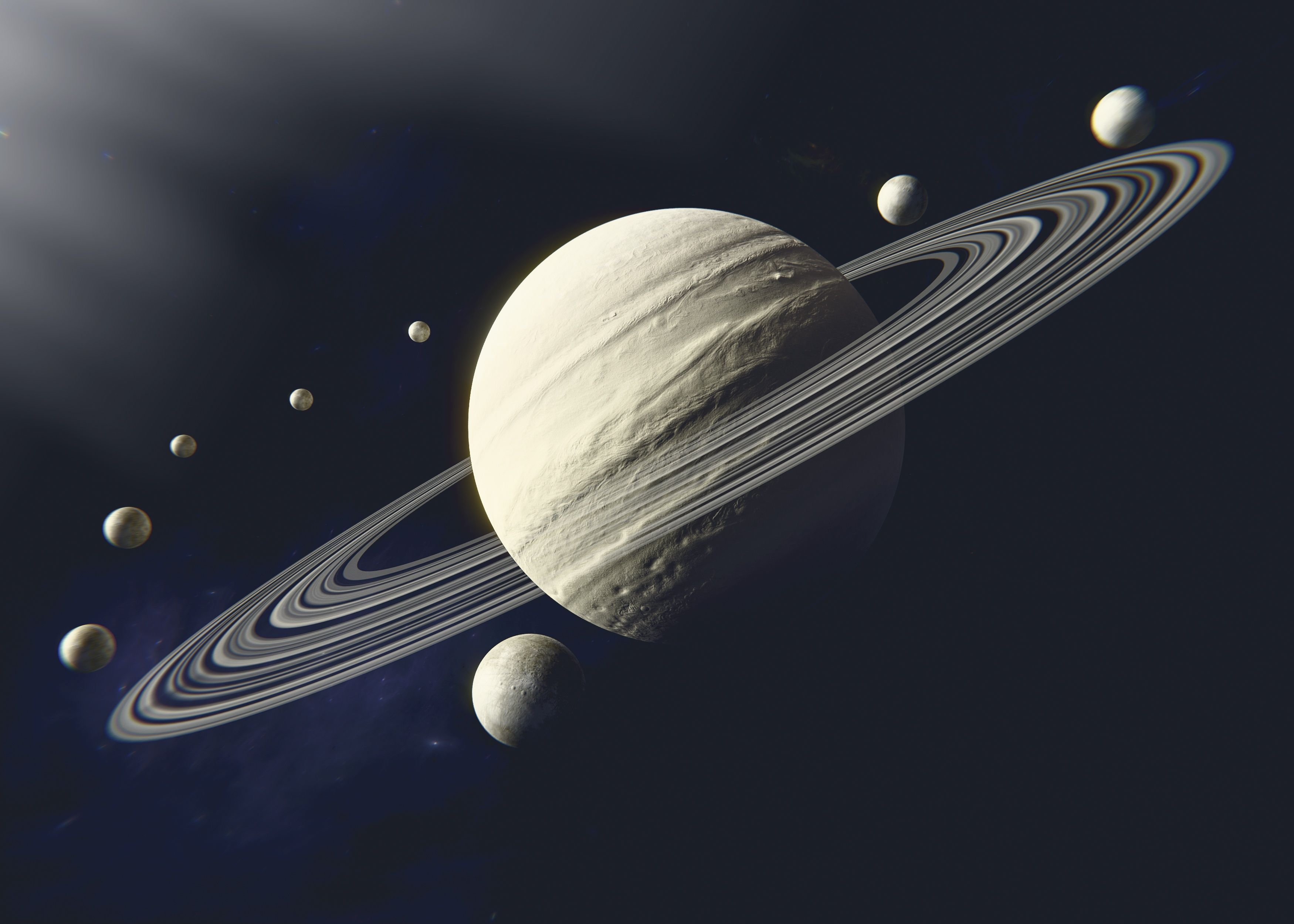 3500x2500 Free space, planet 3K wallpaper for desktop and phone