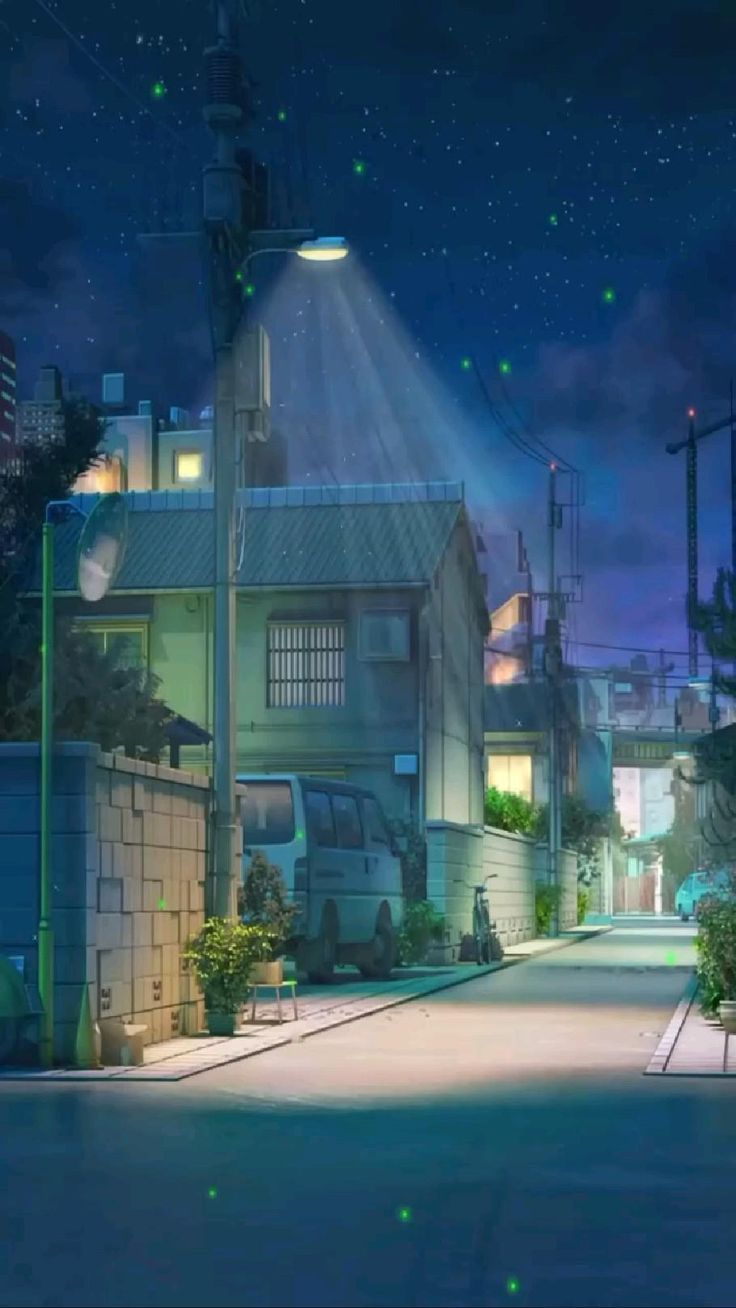 736x1308 Lofi Anime Street ✨. Moving background anime, Live anime background, Wallpaper pemandangan anime