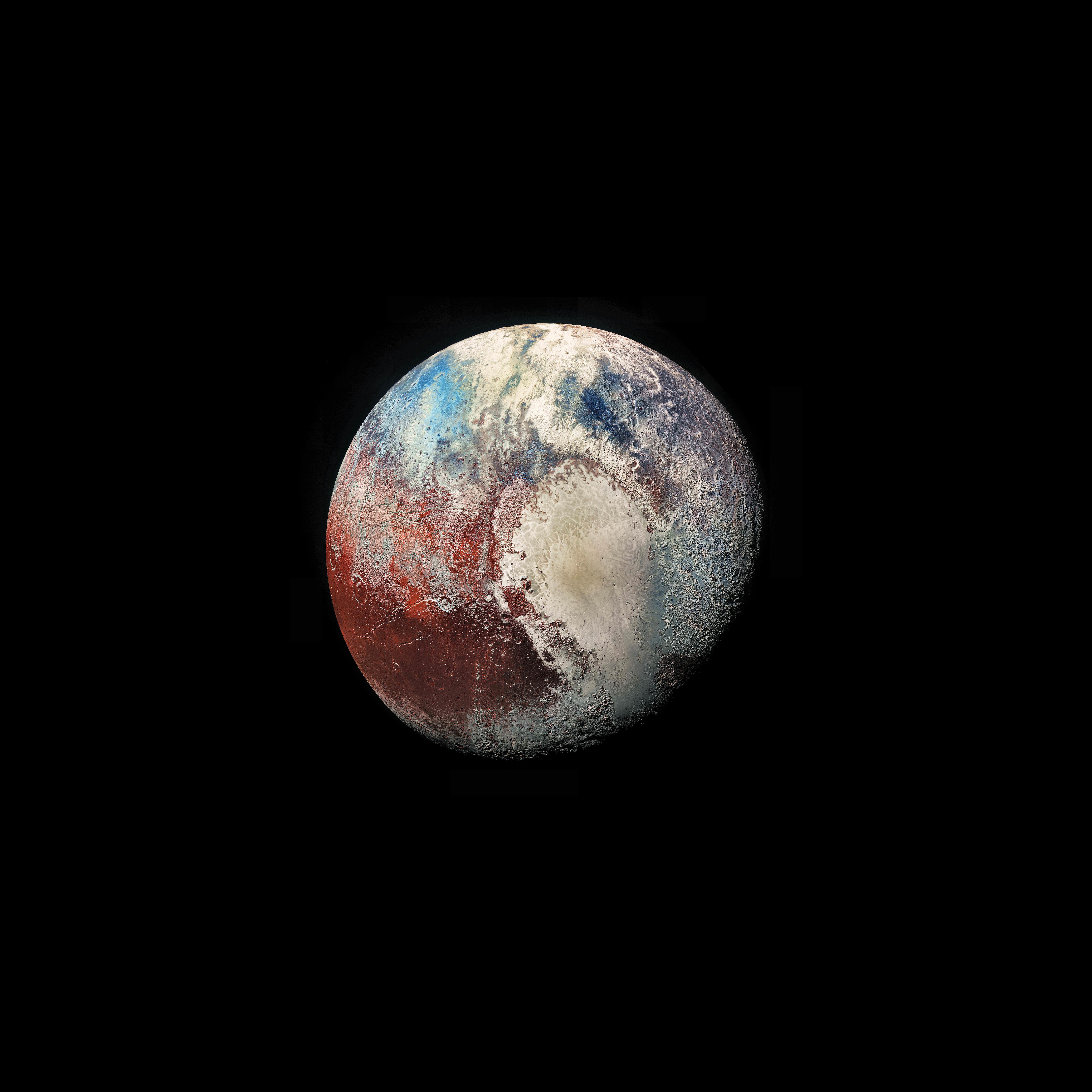 7680x7680 8K Pluto iOS Wallpaper