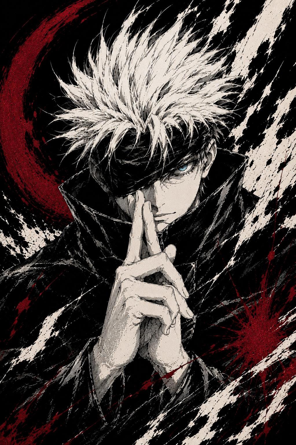 1023x1537 Gojo Satoru Wallpaper