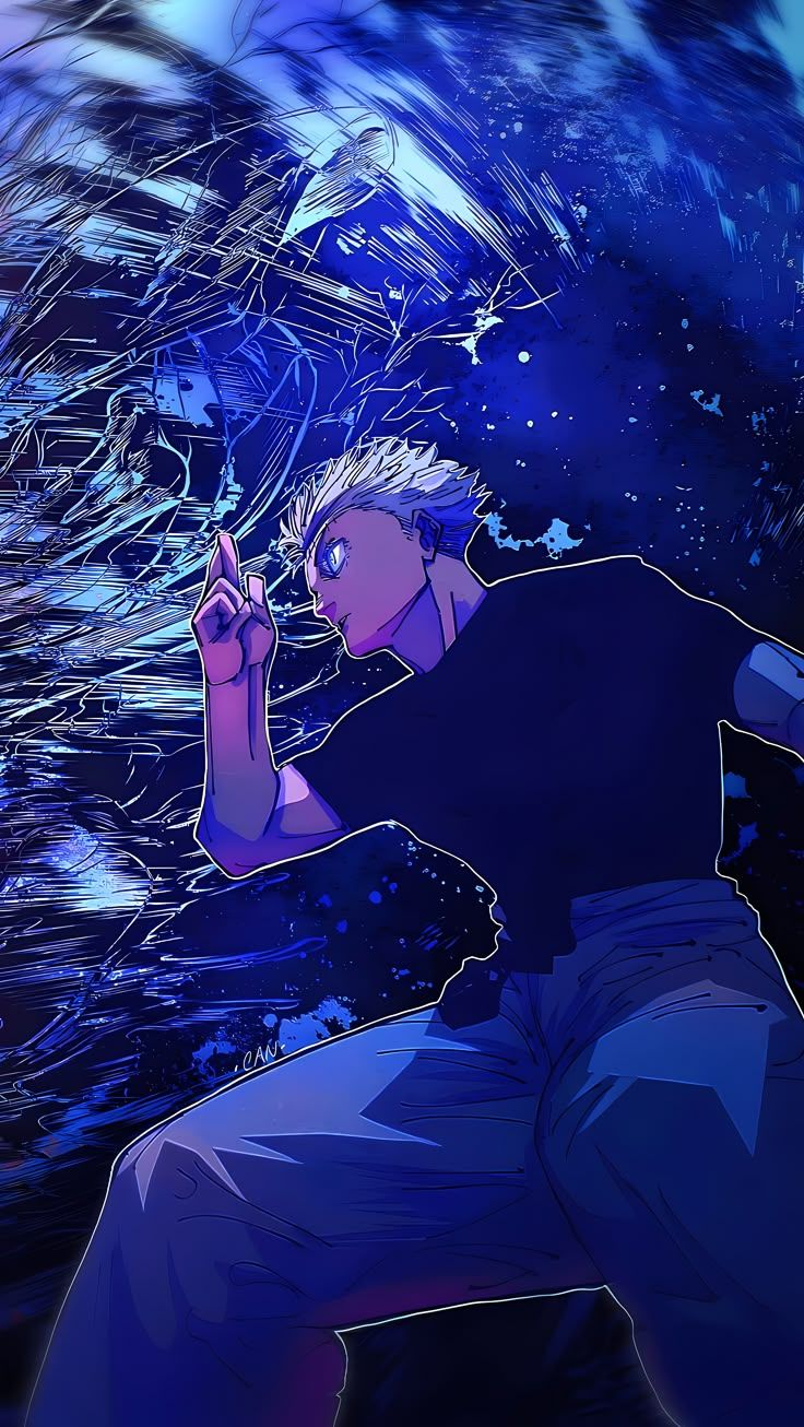 736x1306 SATORU GOJO WALLPAPER