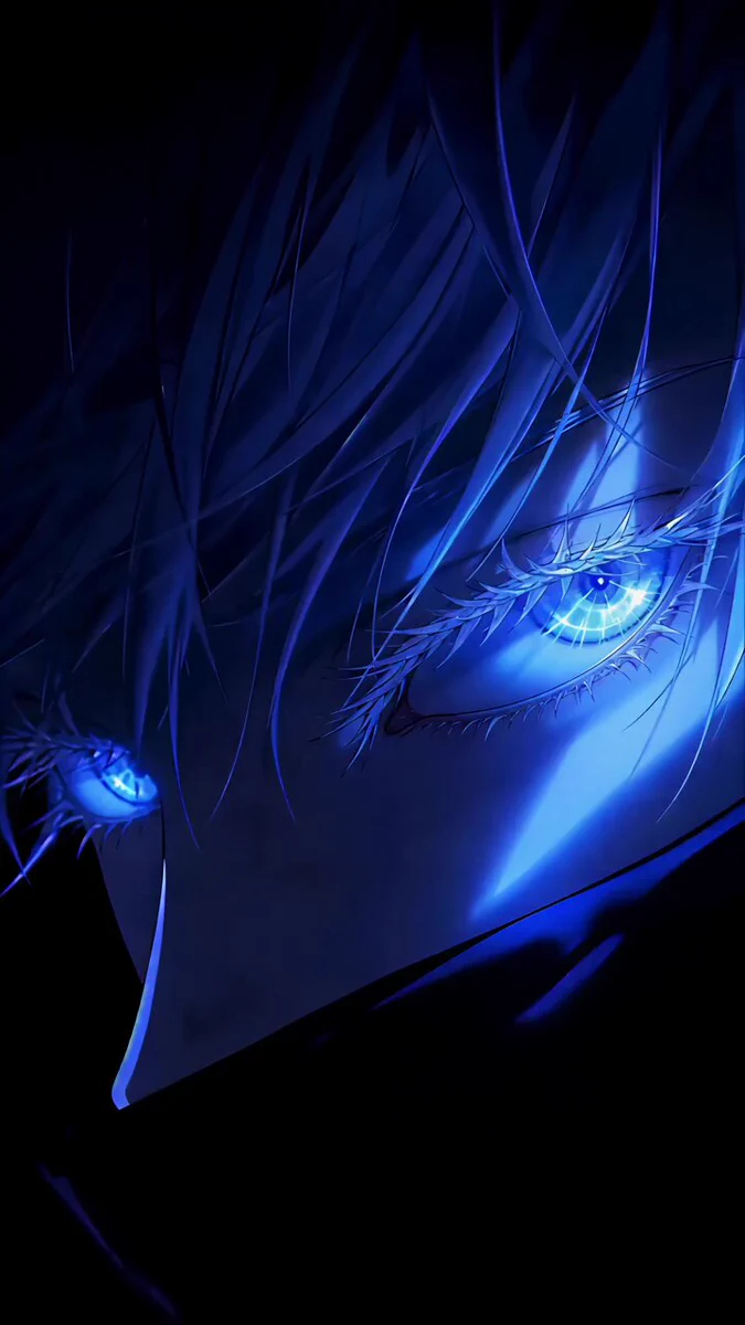 675x1200 Gojo Satoru Electric Blue 4K Live Wallpaper, #Dark #Anime #iPhone #Wallpaper #Gojo #BlueEyes #Mobil