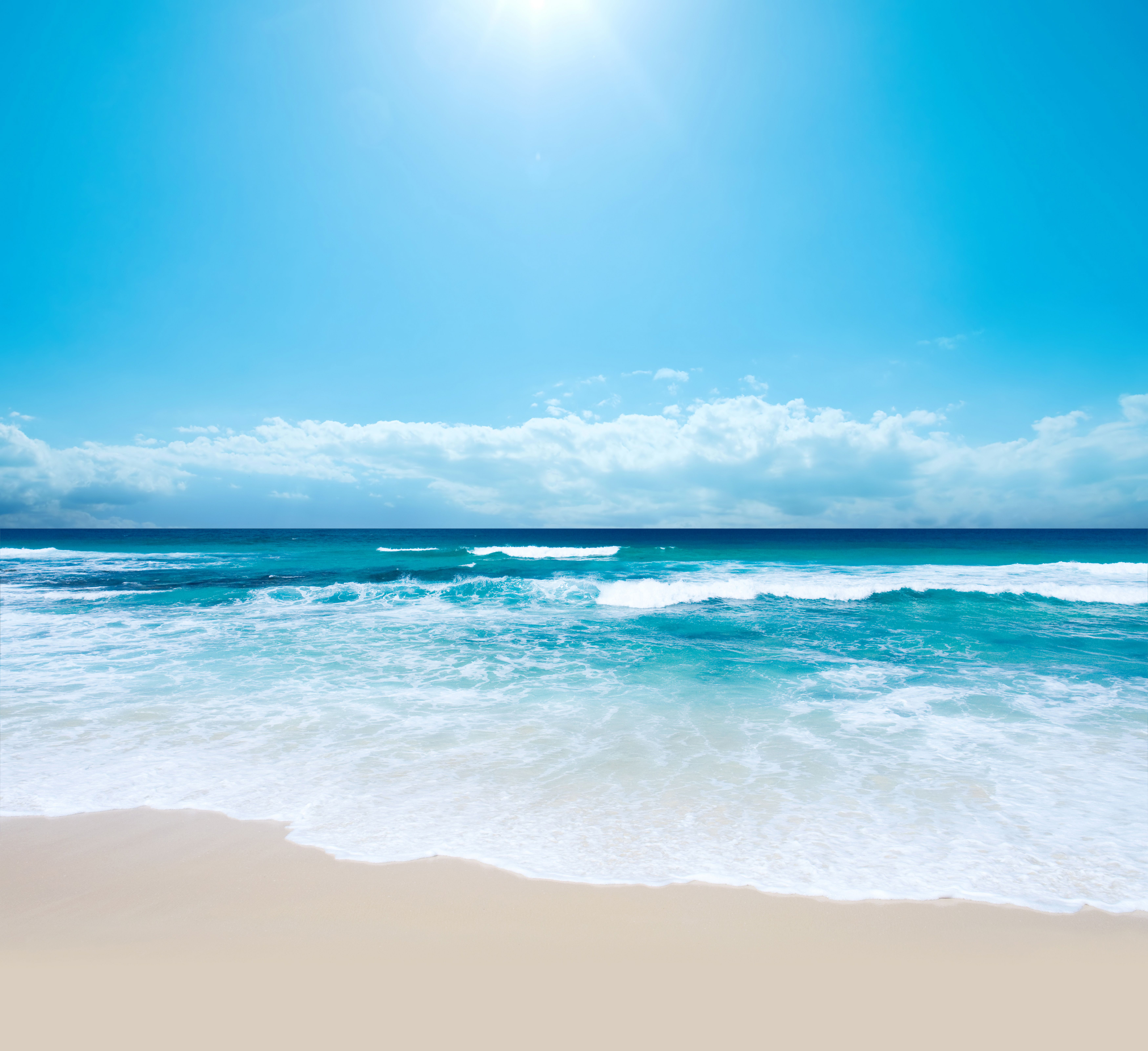 7000x6408 Background Sea Beach​-Quality Free Image and Transparent PNG Clipart