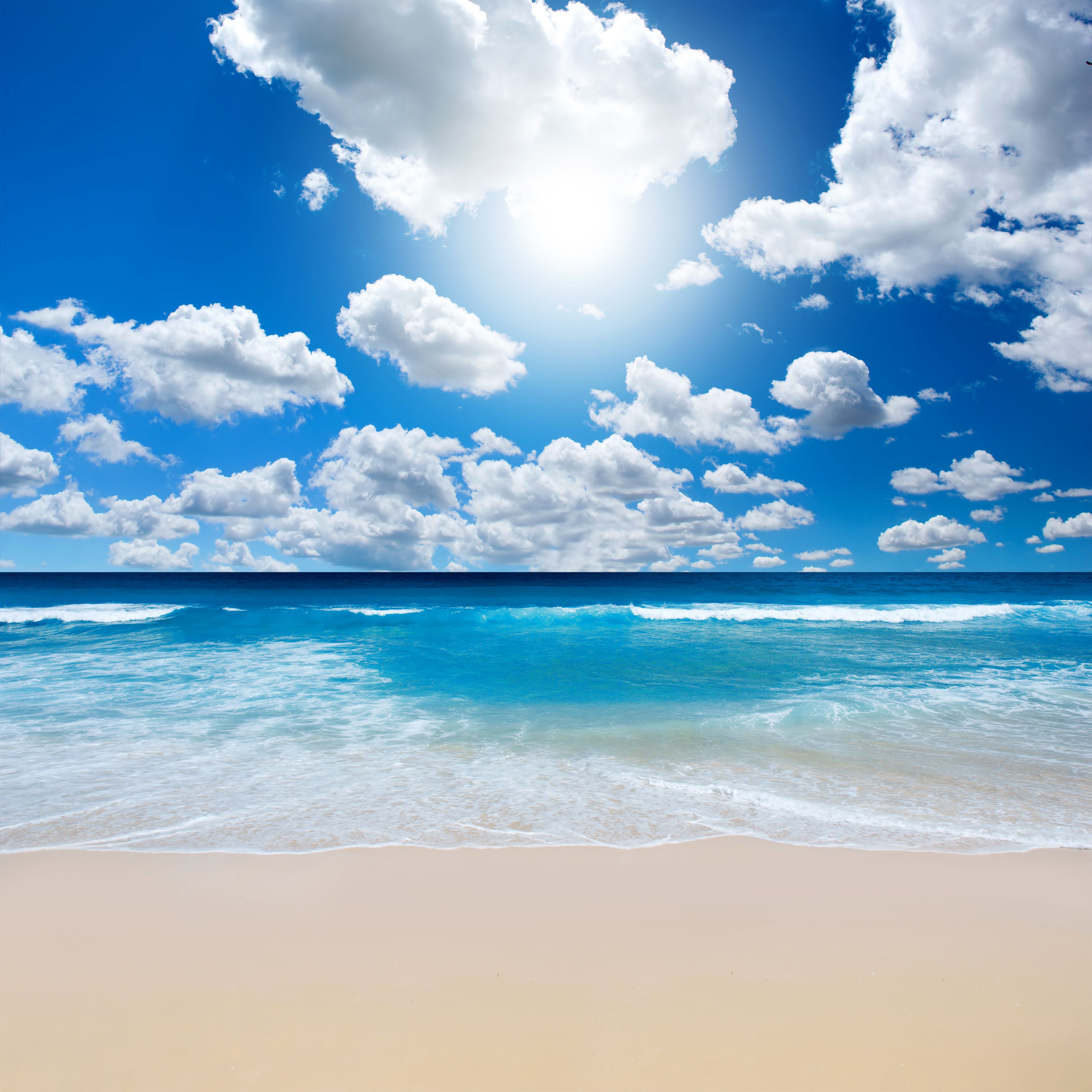 3700x3700 Summer Sea Background​-Quality Free Image and Transparent PNG Clipart