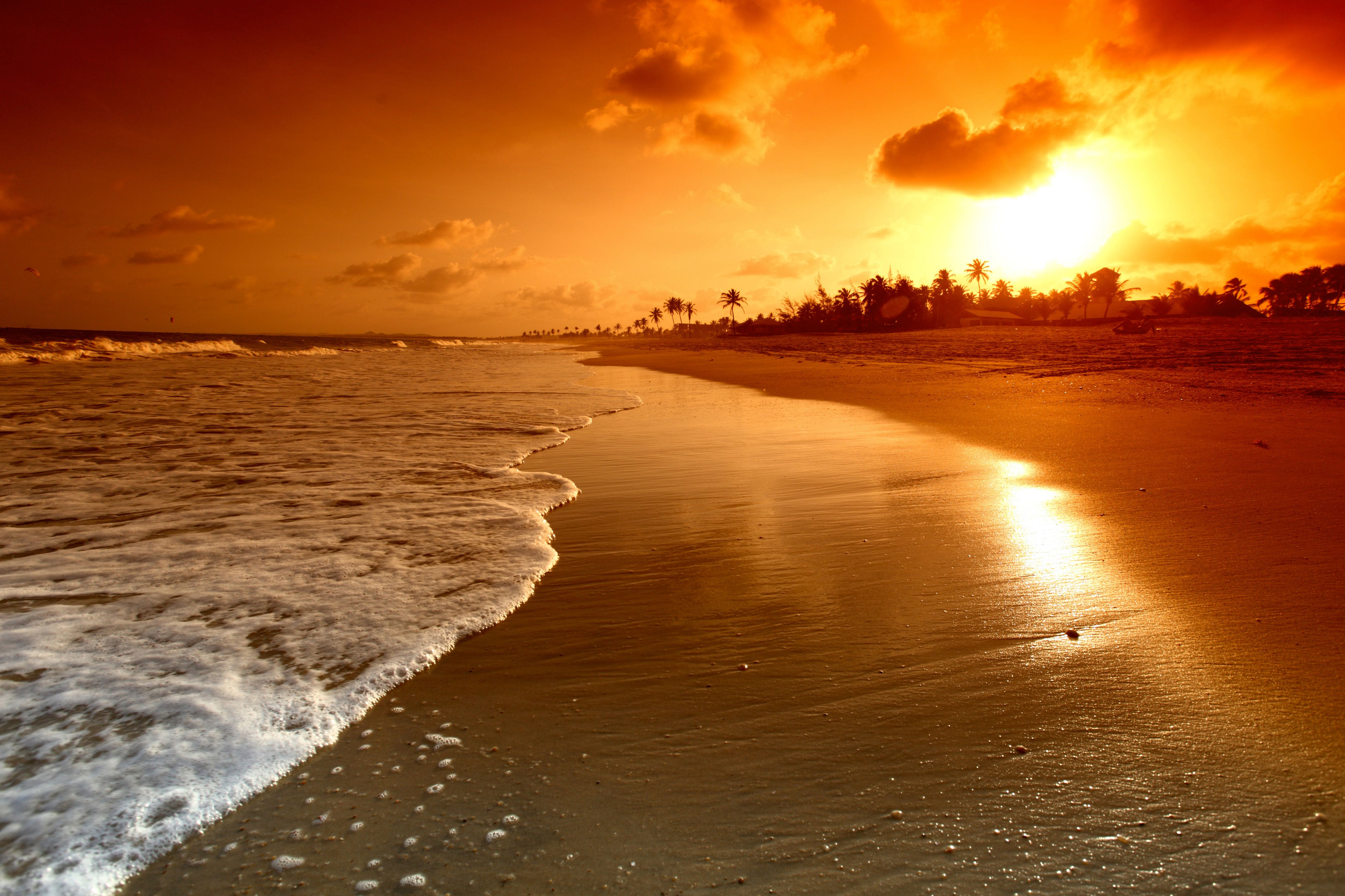 5000x3333 Sea Beach Sunrise Background​-Quality Free Image and Transparent PNG Clipart